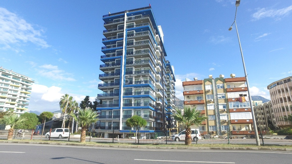 Квартира 1+1 в элитном комплексе на первой береговой линии с видом на море, Махмутлар фото 48