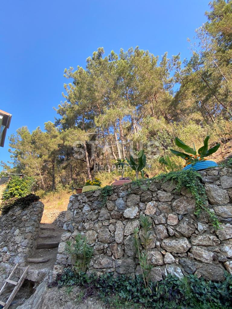 Садовый дублекс 3+1 в районе Каргыджак с видом на море и крепость! фото 12