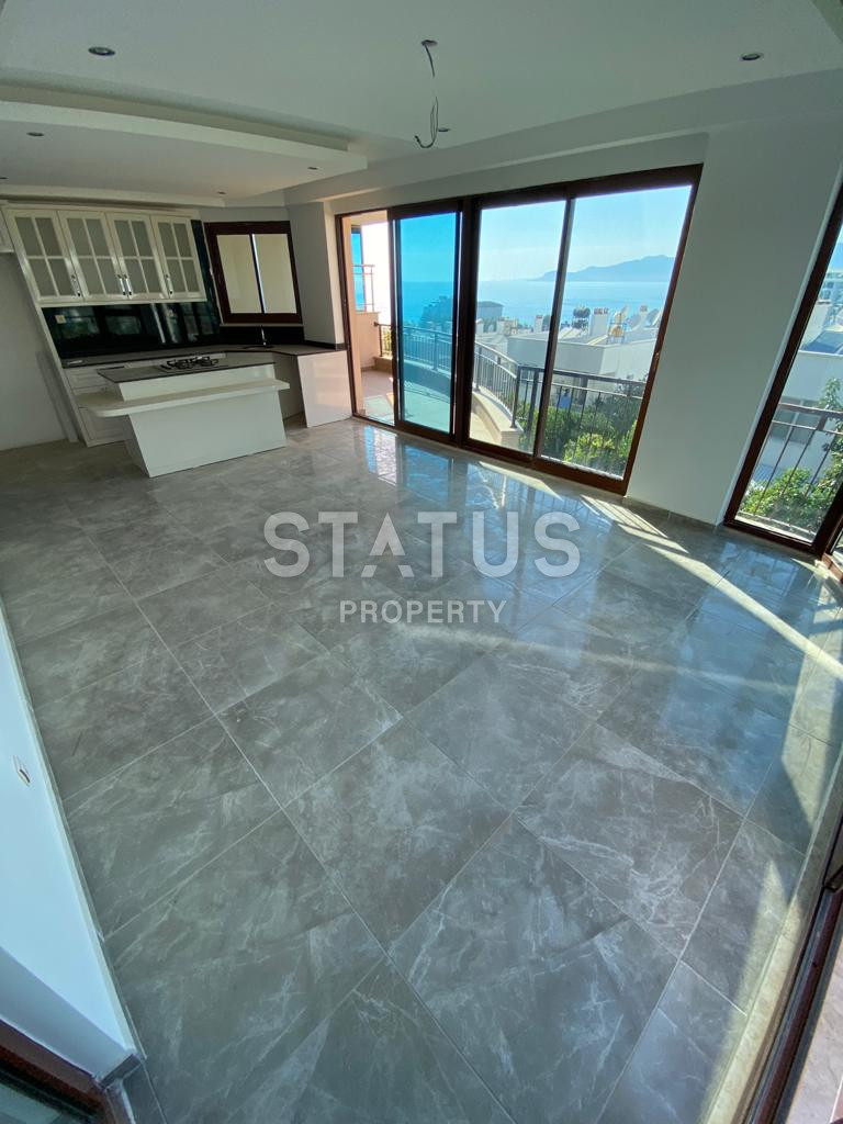 Садовый дублекс 3+1 в районе Каргыджак с видом на море и крепость! фото 39