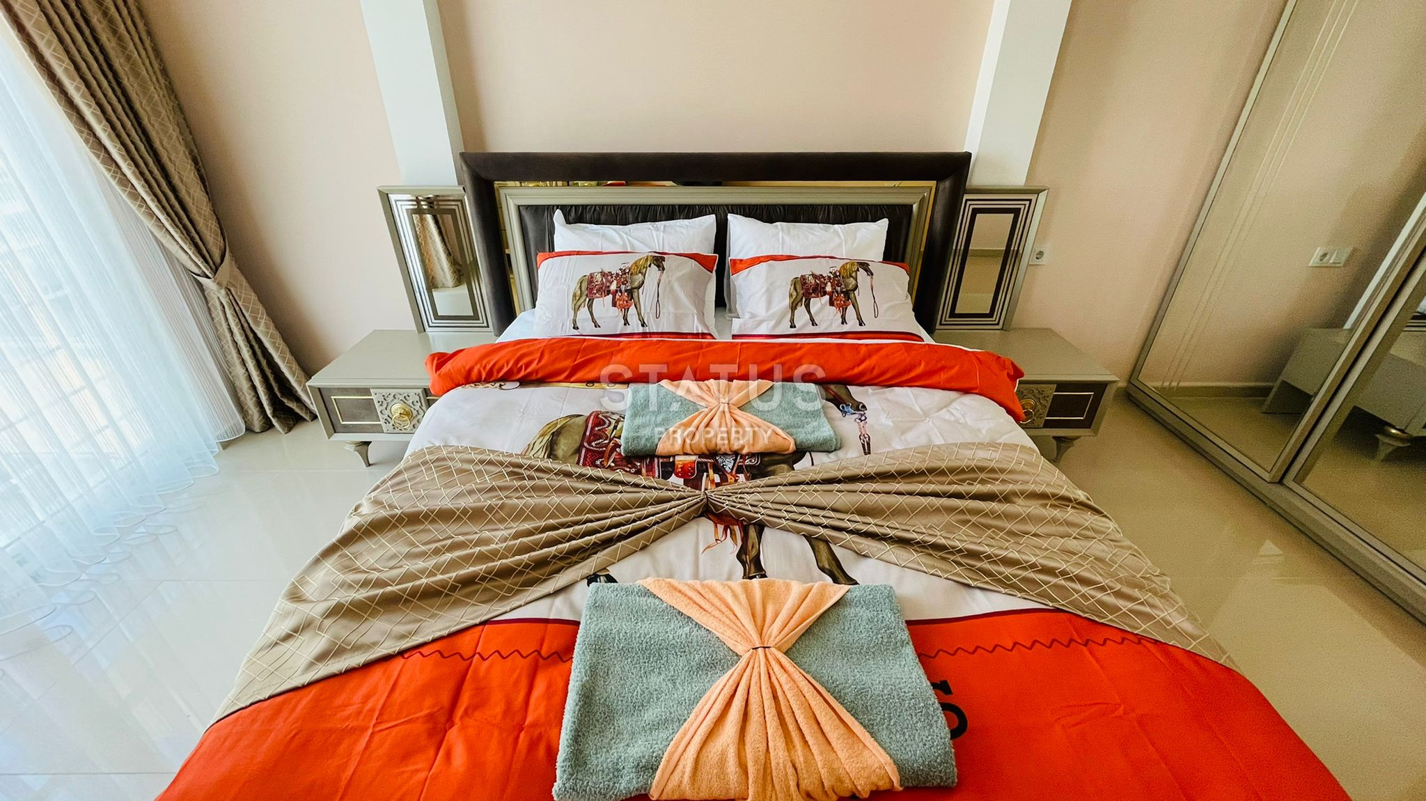 Apartment in a new house with furniture and appliances 1+1 in Mahmutlar. фото 12