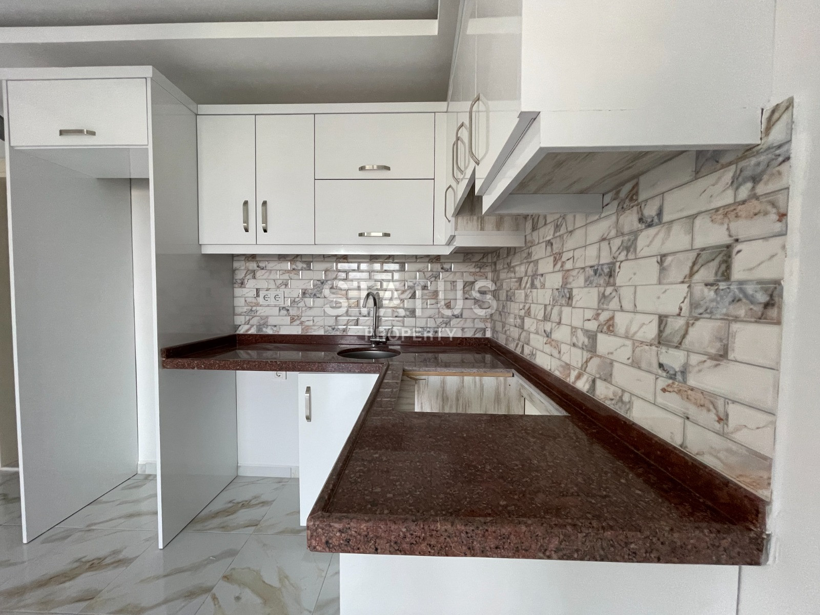 View two-room apartment without furniture, 65m2 фото 16