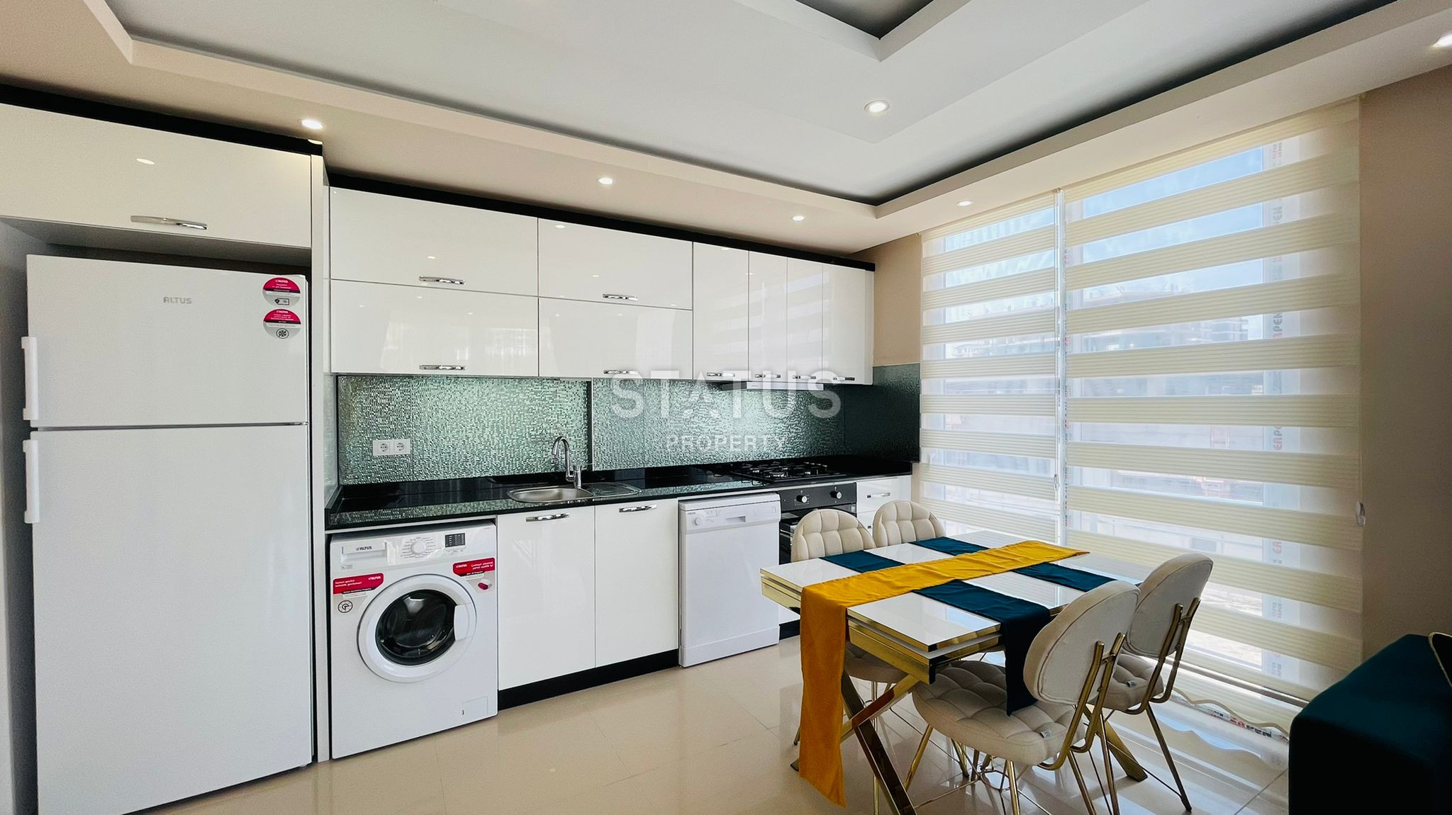 Двухкомнатная квартира  с новой мебелью и техникой в Махмутларе, 71м2 фото 3