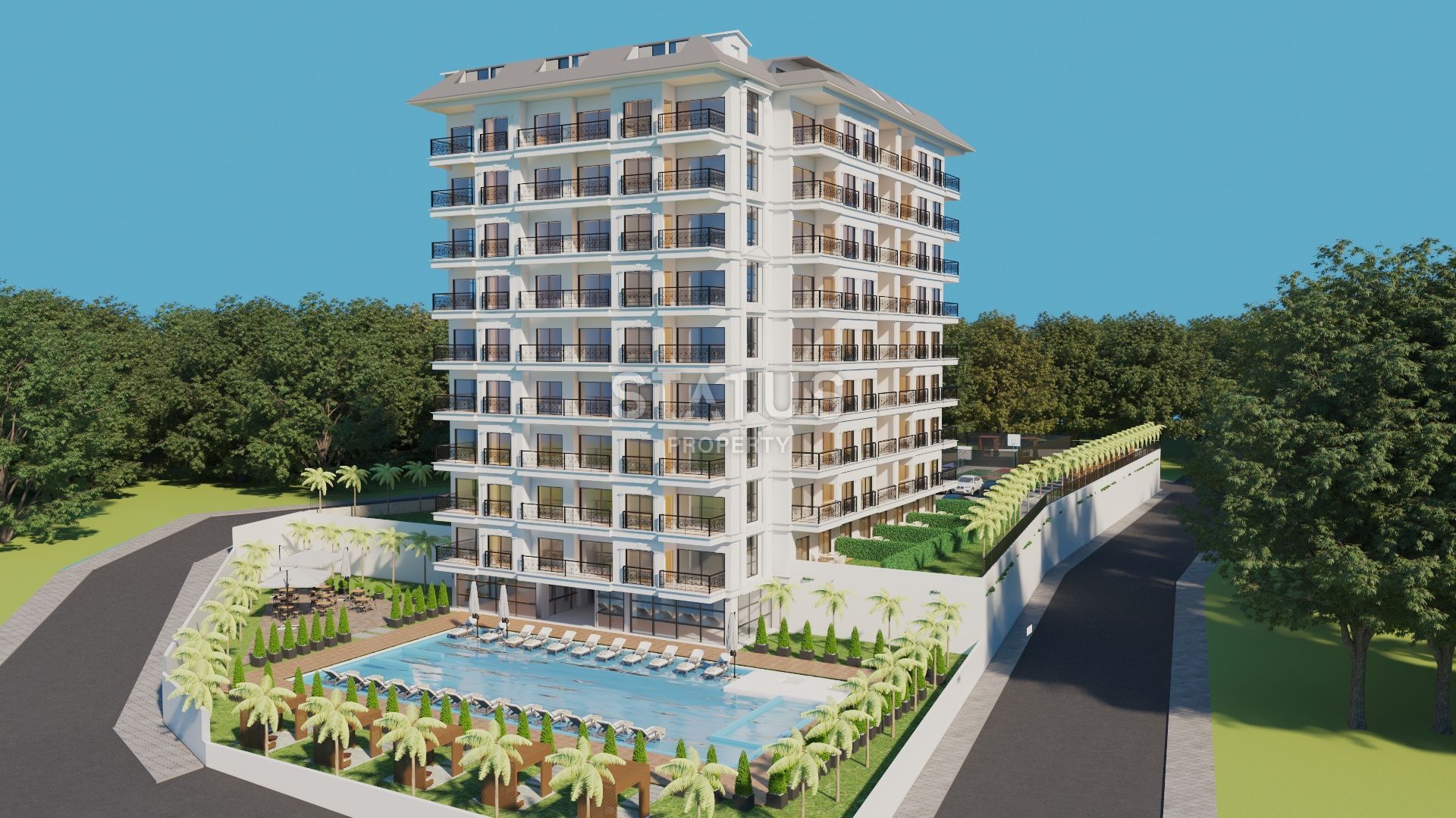 Комплекс на стадии строительства в Авсалларе. Апартаменты от 51 м2. фото 9