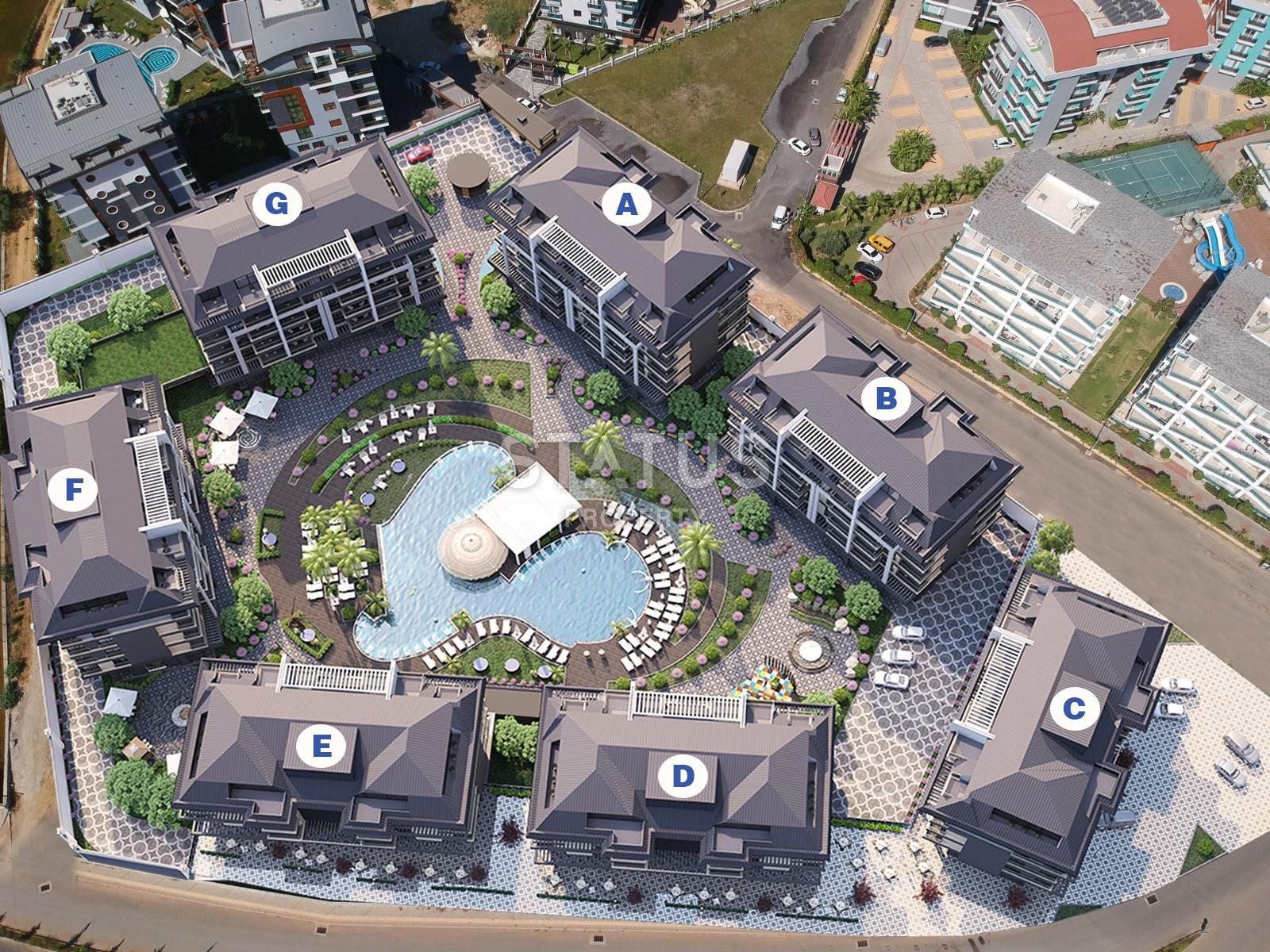 Новый роскошный проект в самом сердце европейского района Оба. Квартиры от 53 м² до 140 м². фото 43