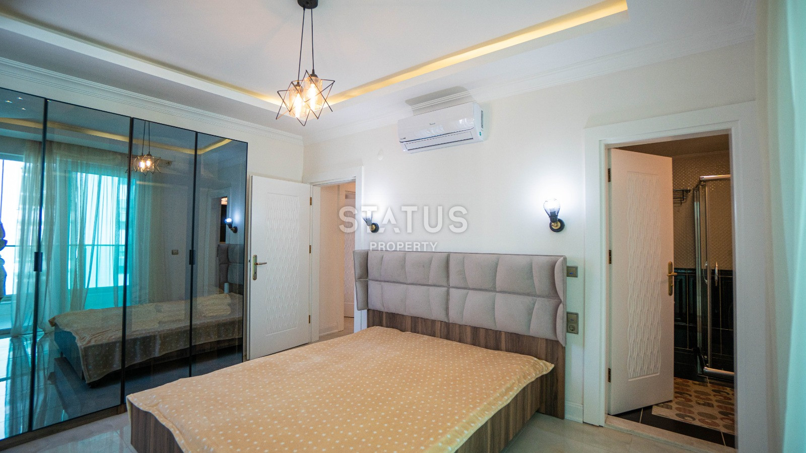 Просторная квартира 2+1 с панорамой на море и горы в Махмутларе, 125 м2. фото 15