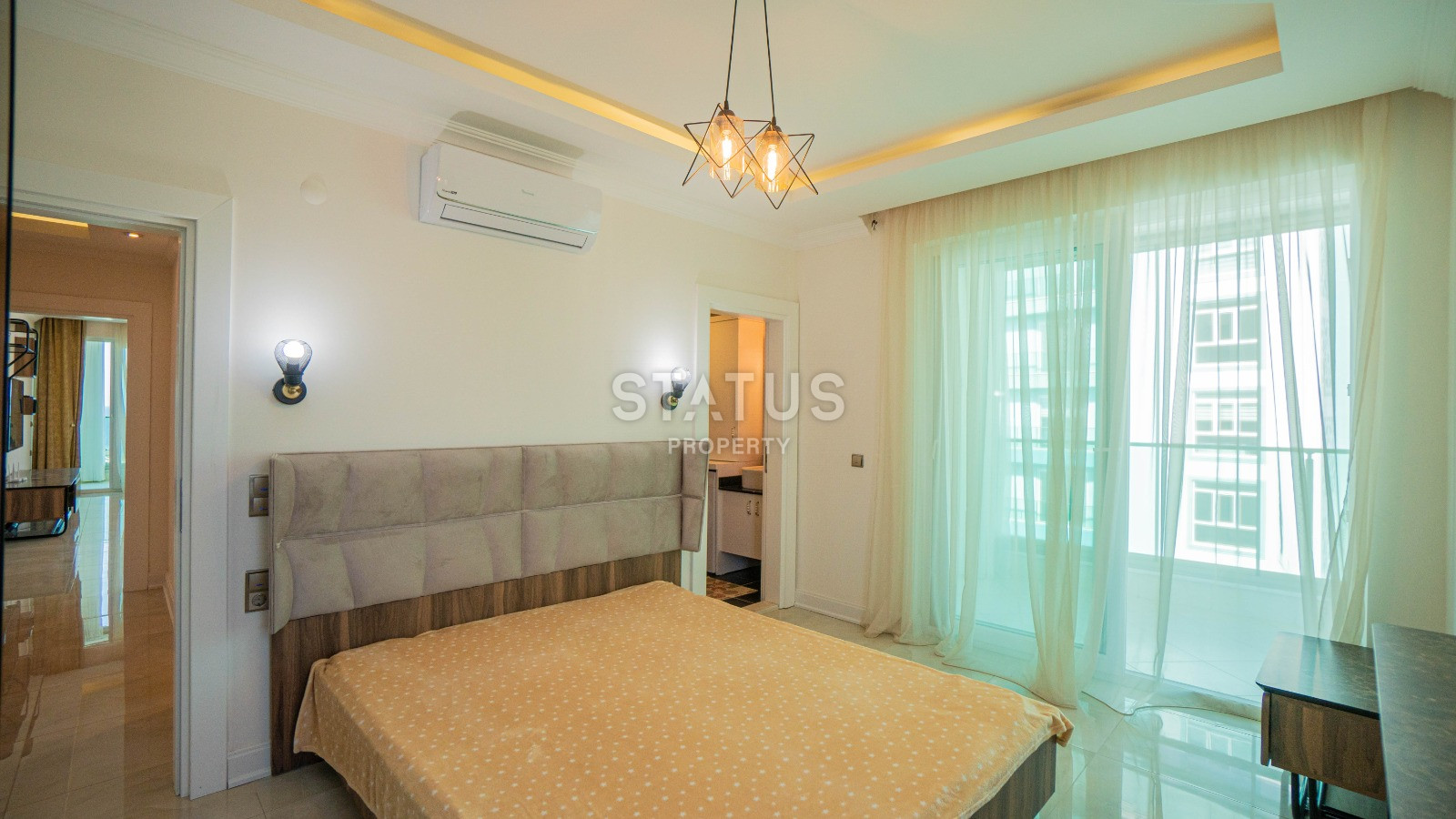 Просторная квартира 2+1 с панорамой на море и горы в Махмутларе, 125 м2. фото 16