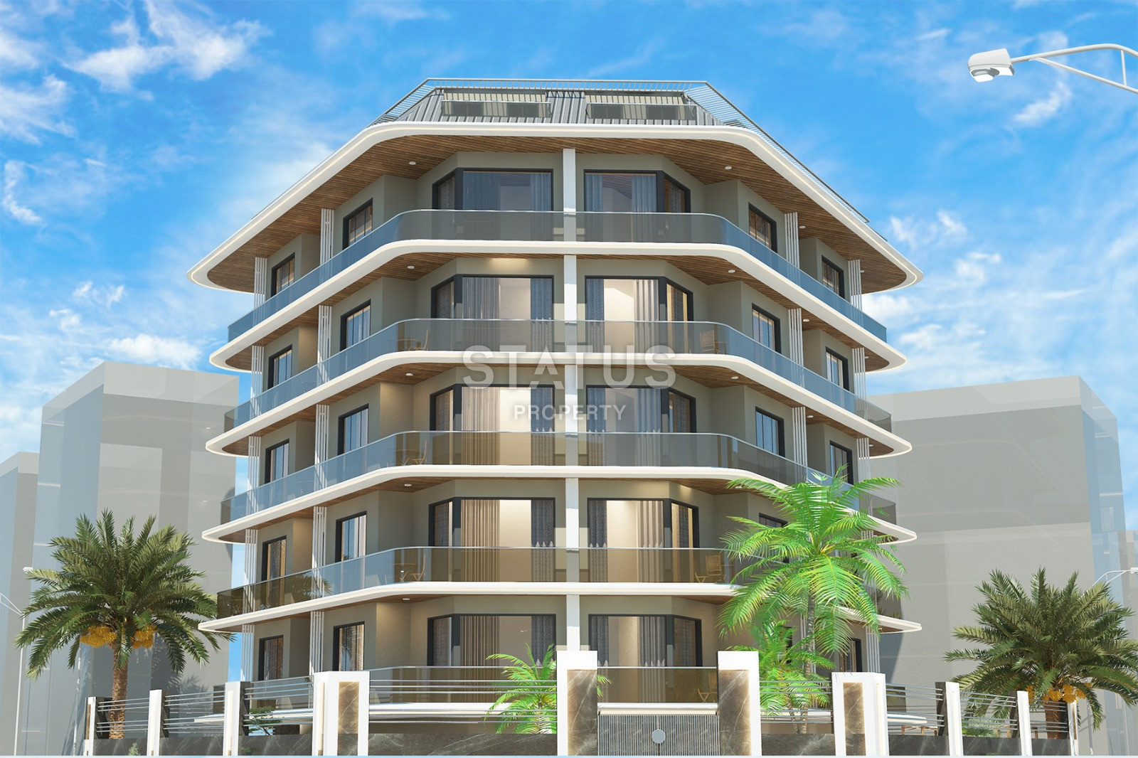 Резиденция с 130 м от моря на стадии котлована. Апартаменты от 50 до 109 м2 в Центре. фото 7