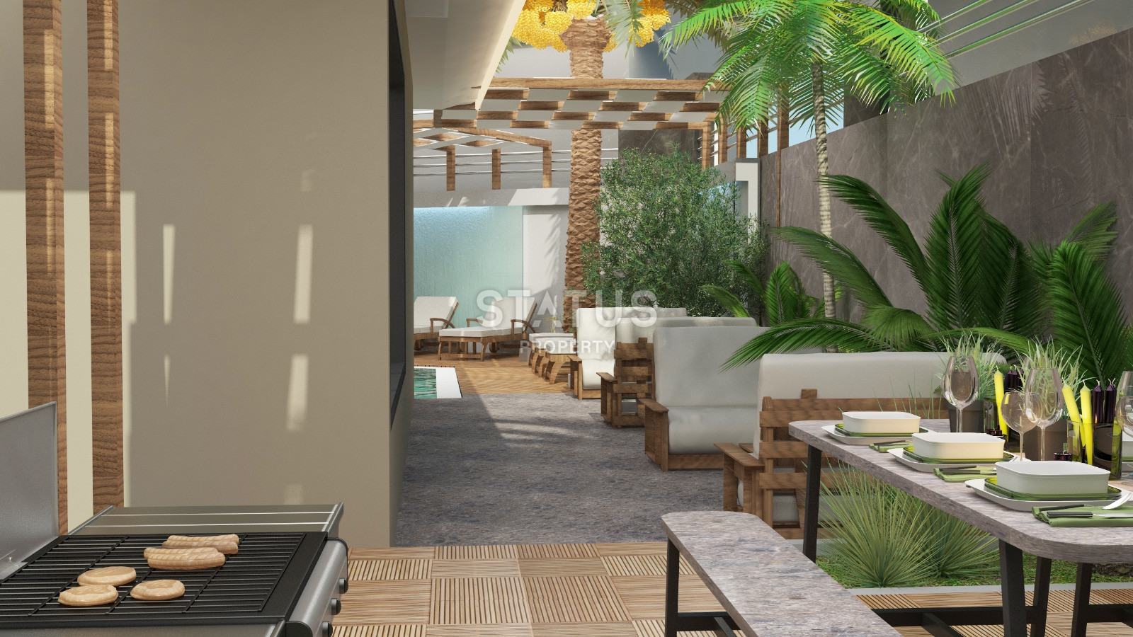 Резиденция с 130 м от моря на стадии котлована. Апартаменты от 50 до 109 м2 в Центре. фото 12