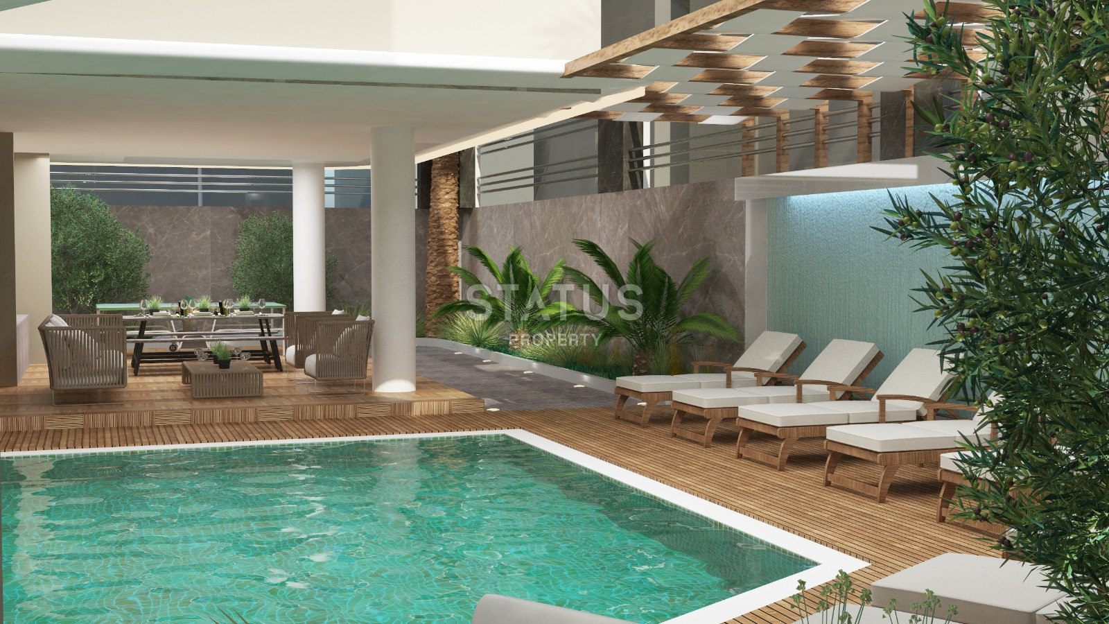 Резиденция с 130 м от моря на стадии котлована. Апартаменты от 50 до 109 м2 в Центре. фото 14