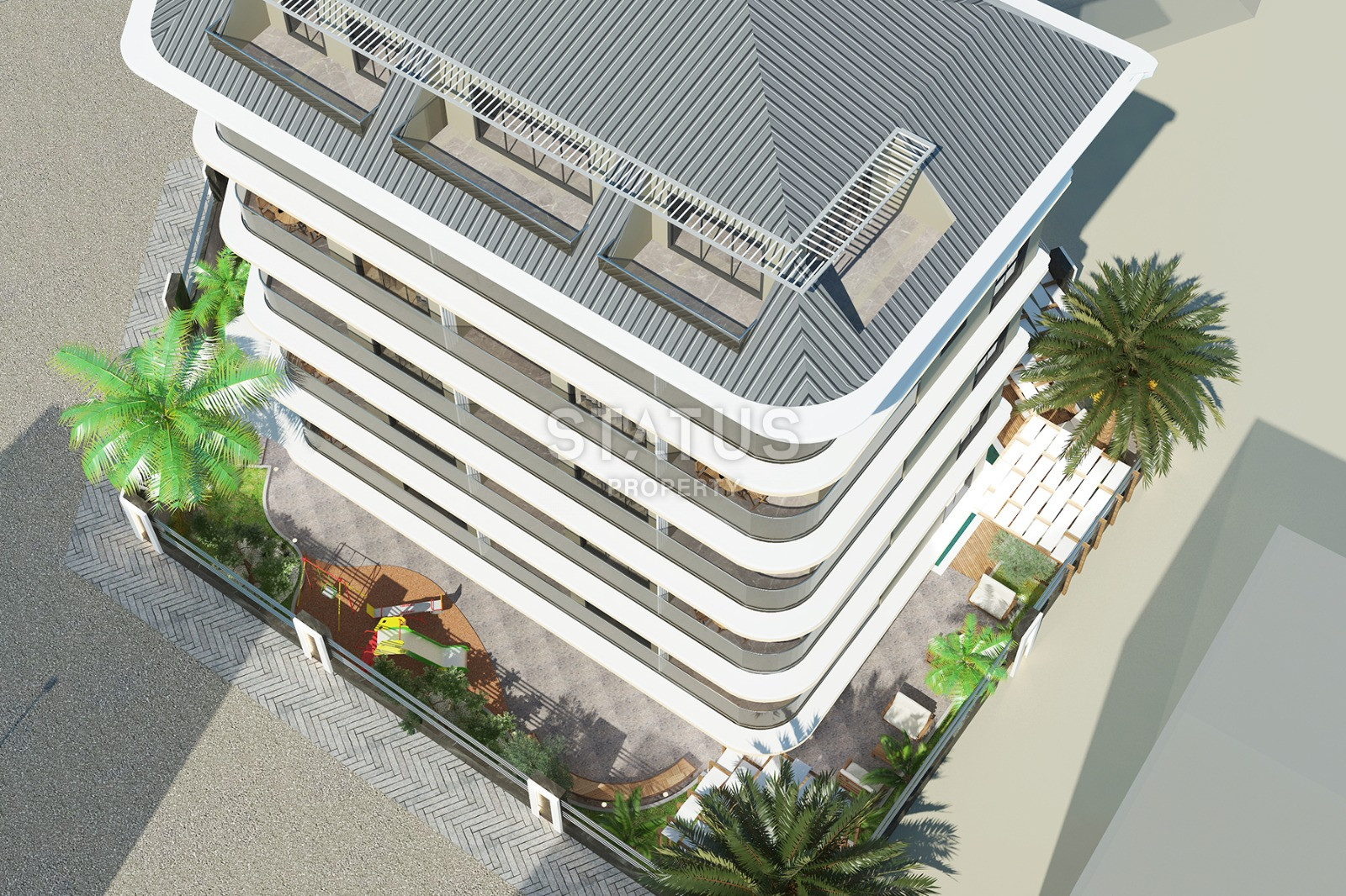 Резиденция с 130 м от моря на стадии котлована. Апартаменты от 50 до 109 м2 в Центре. фото 18