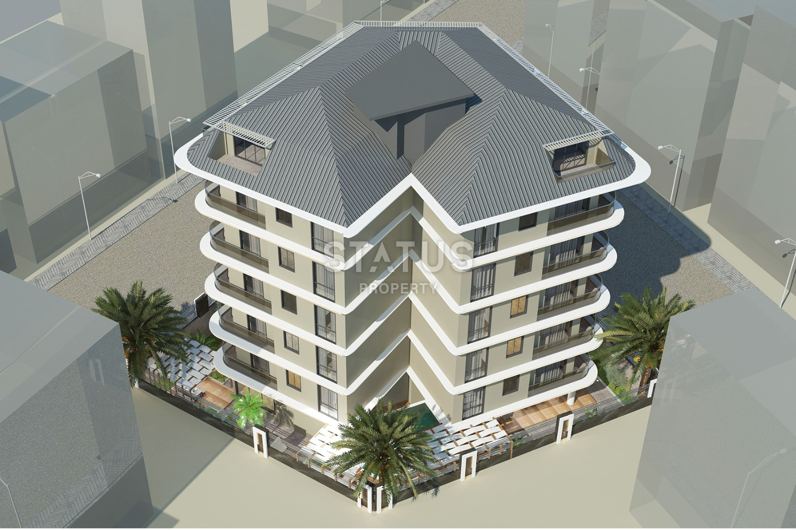 Резиденция с 130 м от моря на стадии котлована. Апартаменты от 50 до 109 м2 в Центре. фото 39