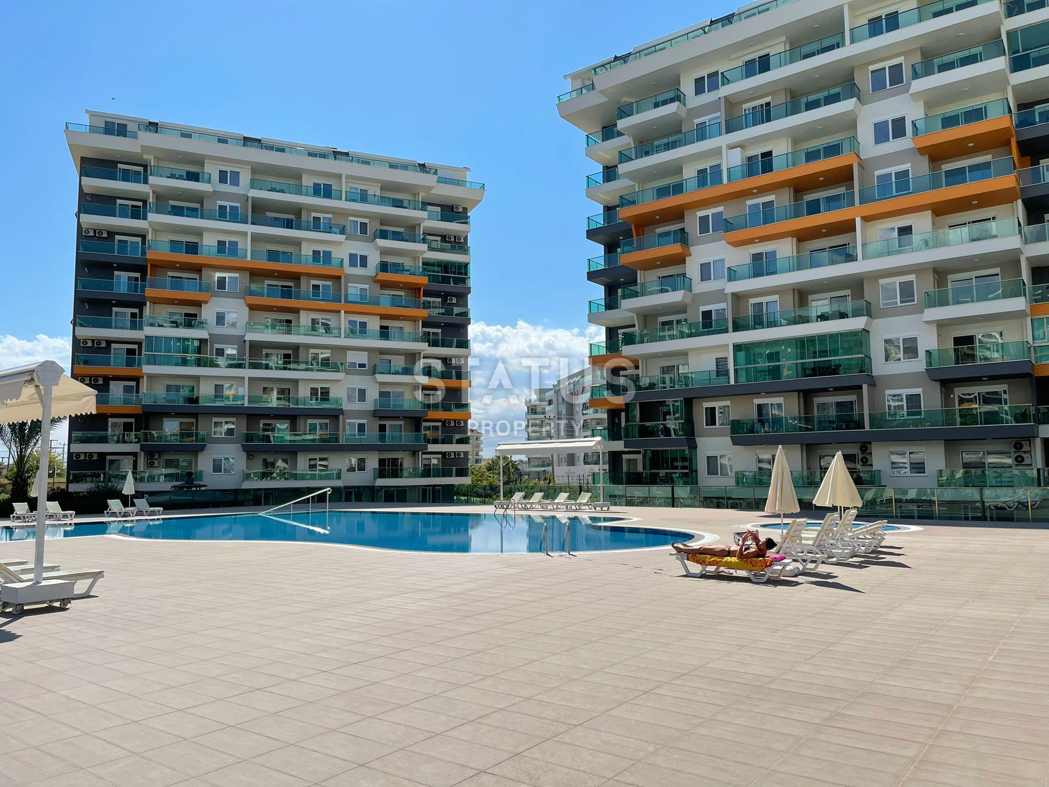 Две квартиры в новом комплексе 1+1 – 62 м кв в Авсалларе фото 4