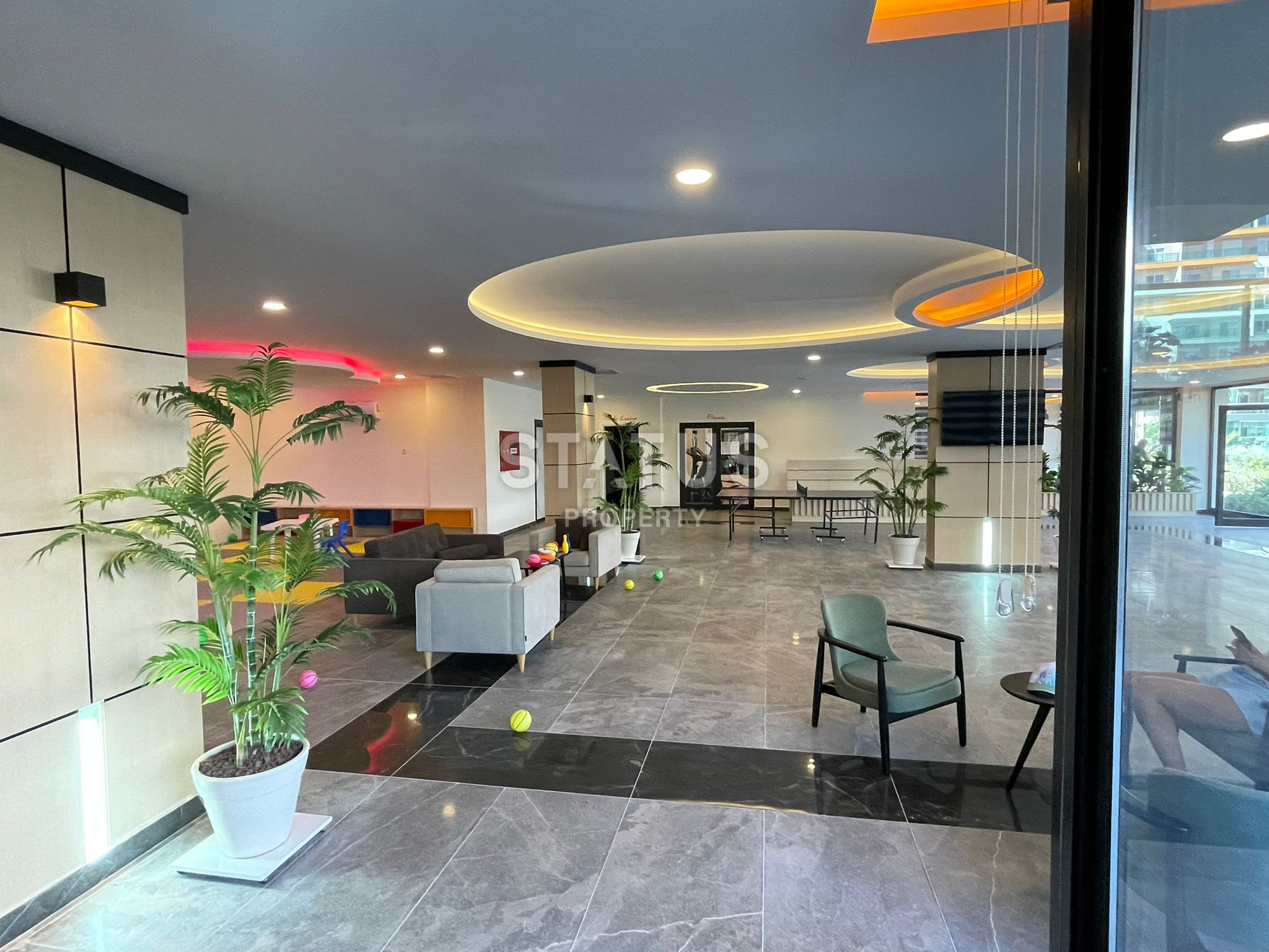 Две квартиры в новом комплексе 1+1 – 62 м кв в Авсалларе фото 7