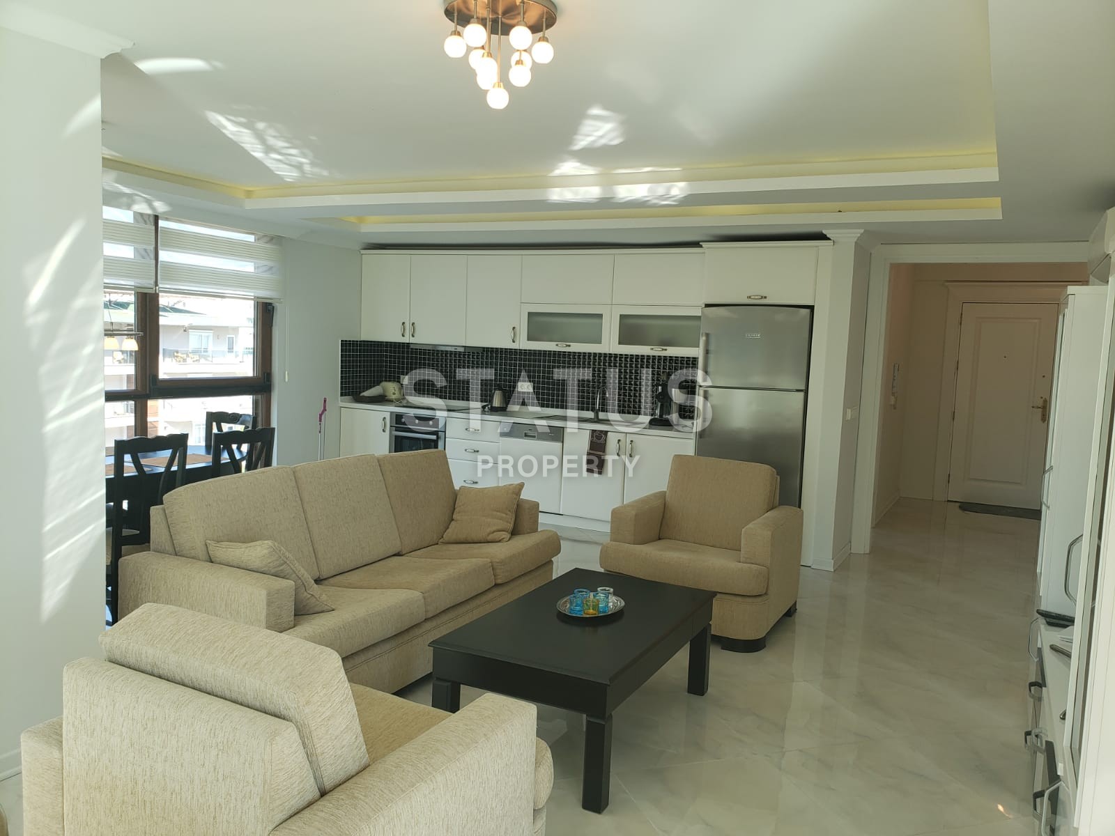 Шикарные апартаменты 3+1 с видом на море, на первой береговой линии в районе Оба, 165 кв. м. фото 3