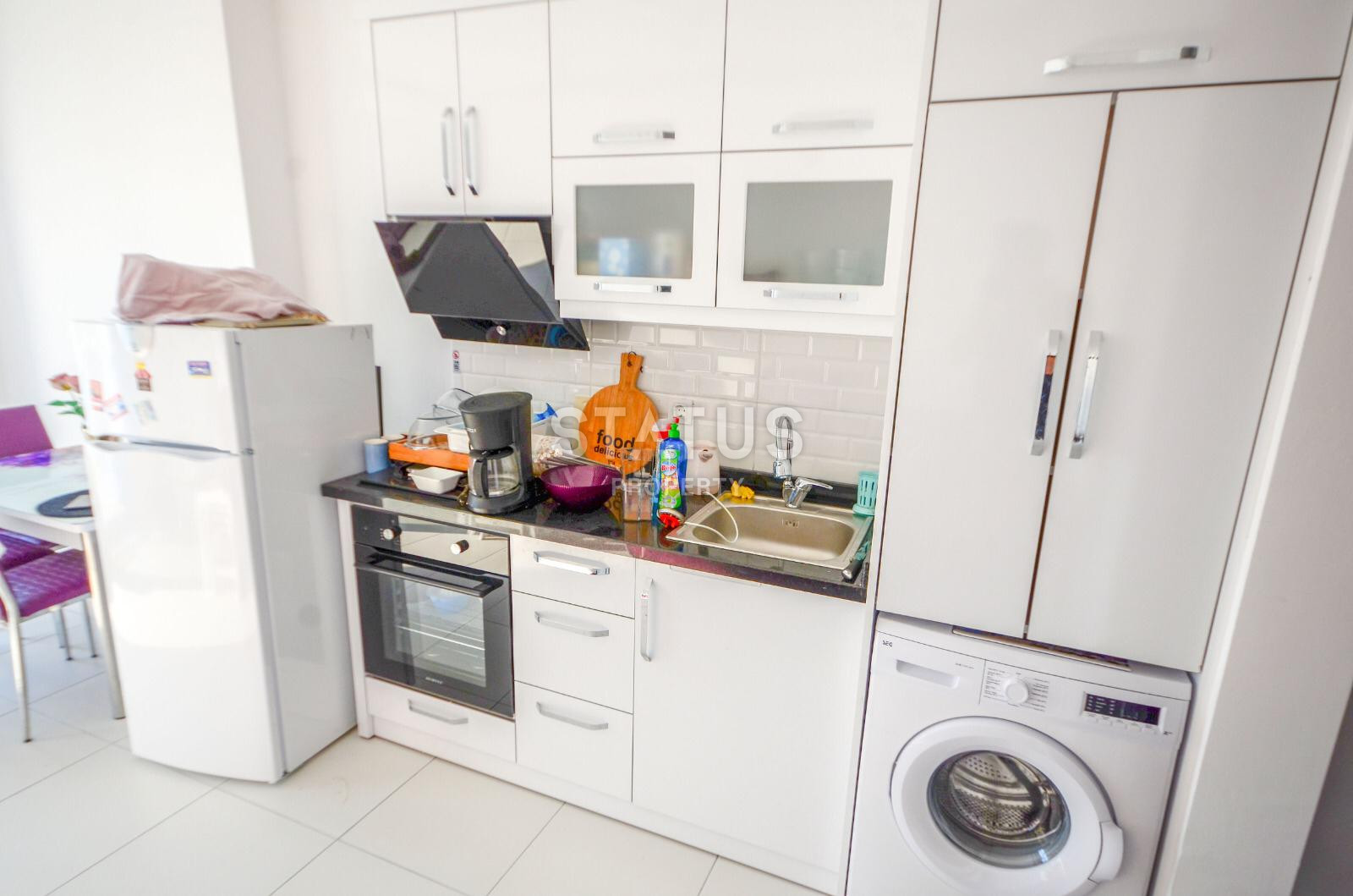 Студия 1+0 с мебелью и техникой в Махмутларе,35 кв.м. фото 8