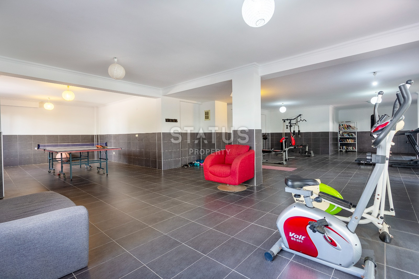 Three-room apartment with 2+1 layout furniture in Oba, 114 sq. m. фото 3