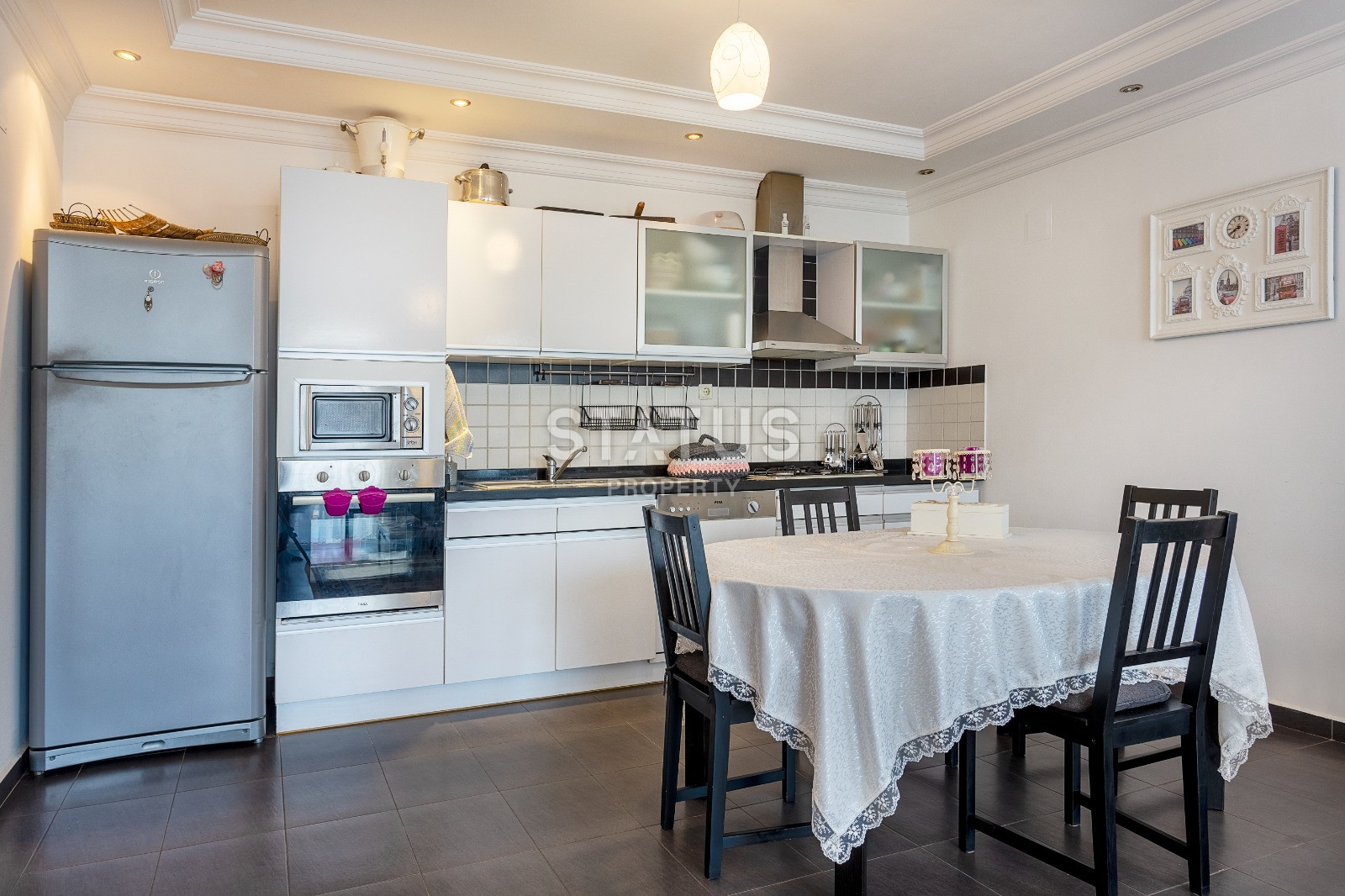 Three-room apartment with 2+1 layout furniture in Oba, 114 sq. m. фото 6