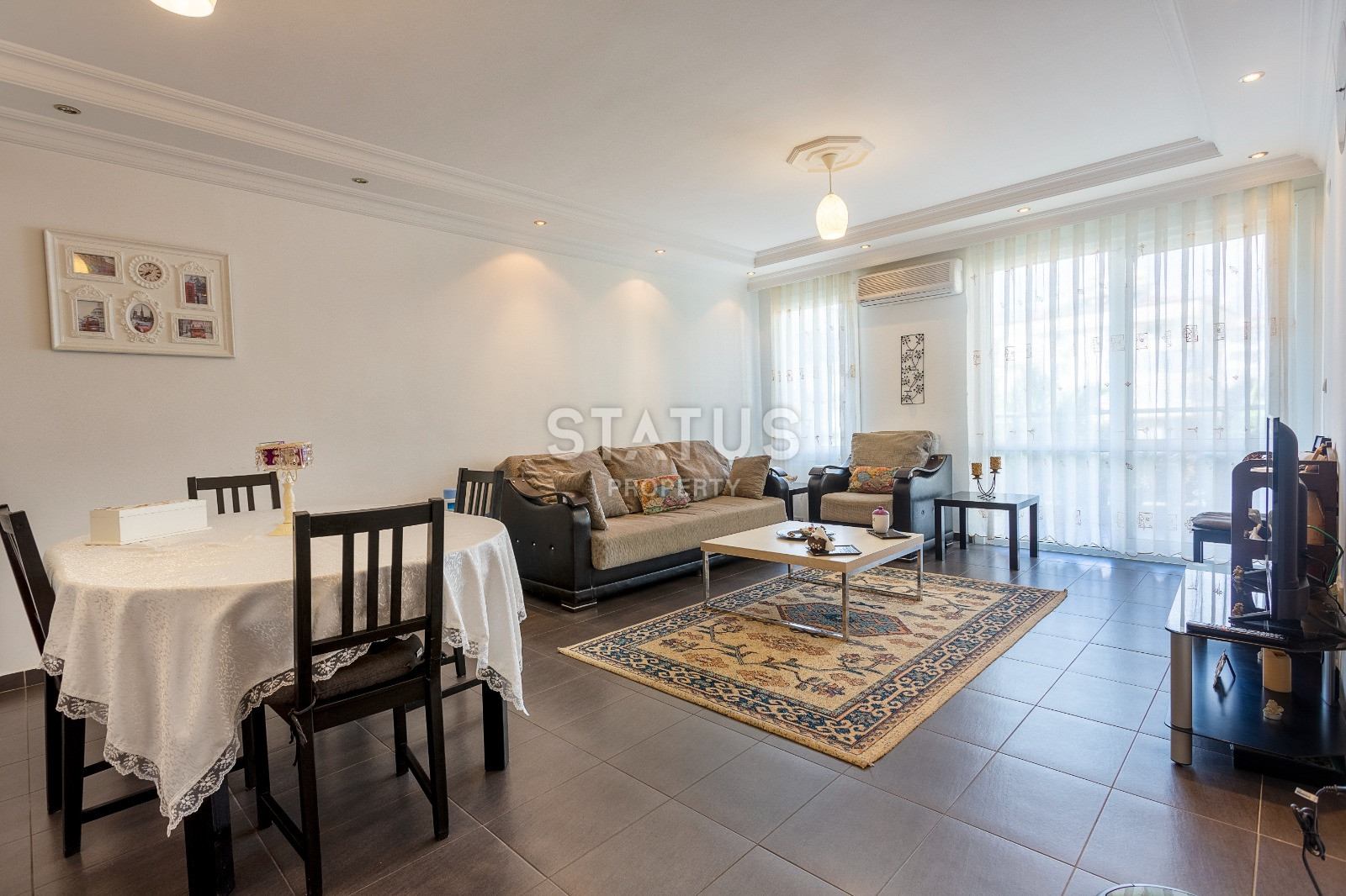 Three-room apartment with 2+1 layout furniture in Oba, 114 sq. m. фото 11