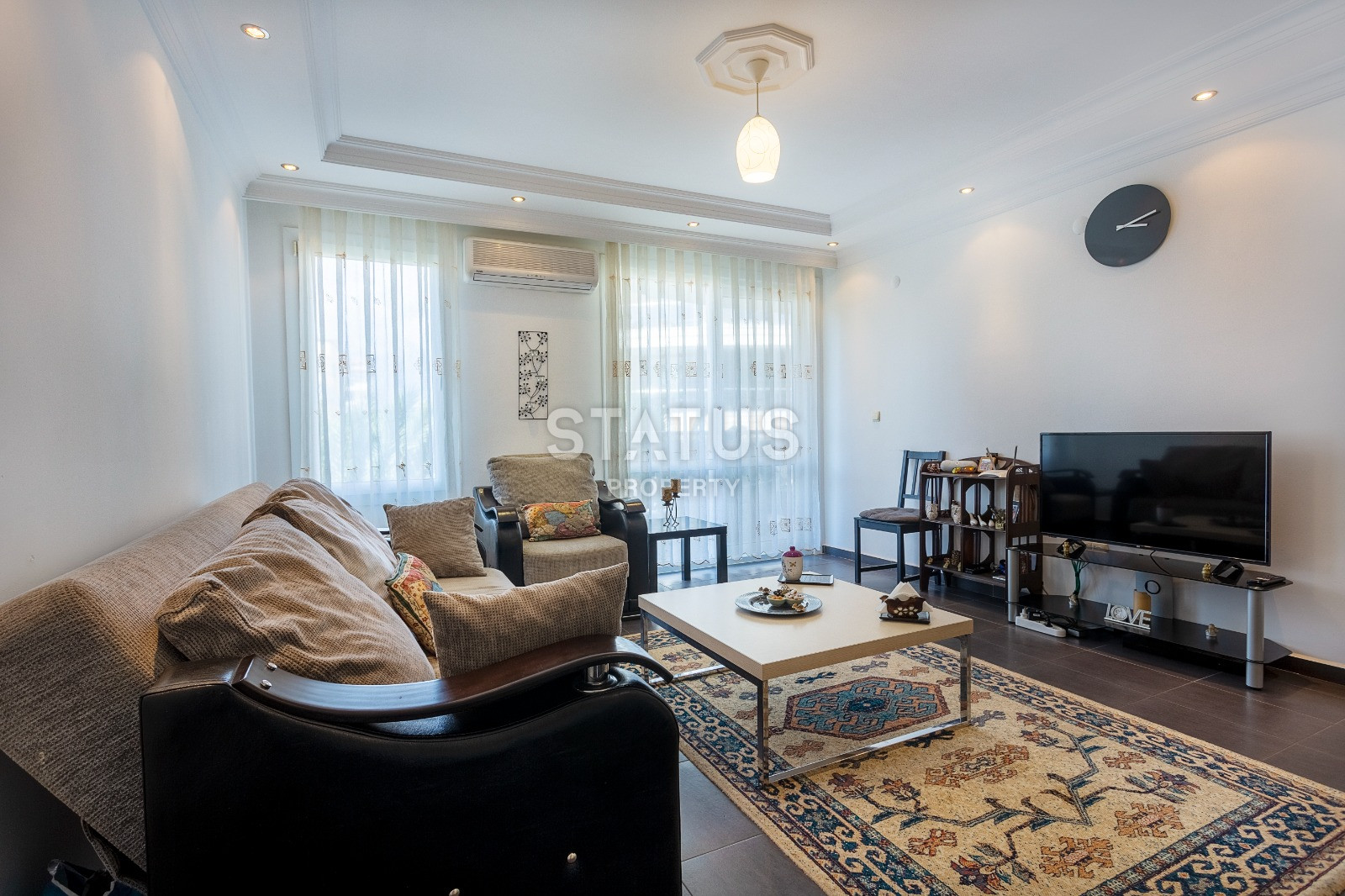 Three-room apartment with 2+1 layout furniture in Oba, 114 sq. m. фото 12