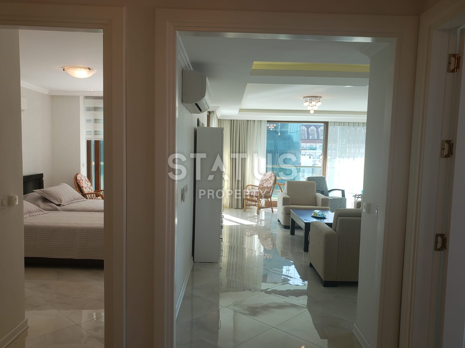 Шикарные апартаменты 3+1 с видом на море, на первой береговой линии в районе Оба, 165 кв. м. фото 13