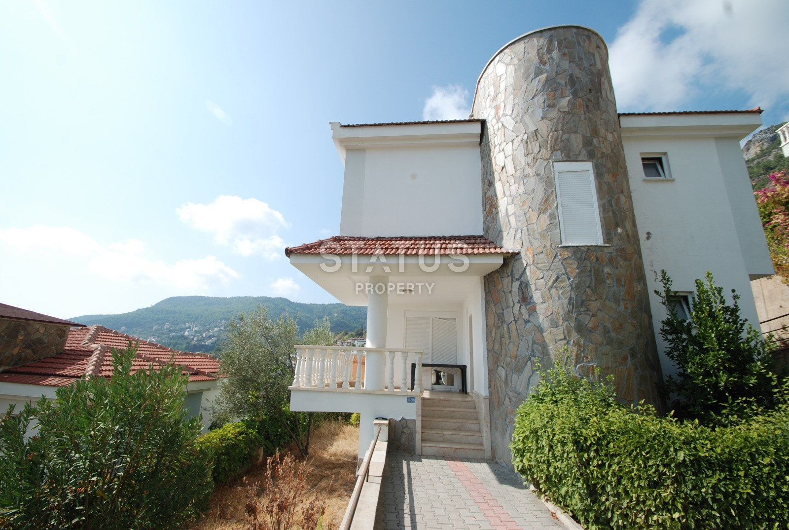 Villa 3+1 with a view of the Mediterranean Sea and the fortress in the center of Alanya, 190 m2. фото 16