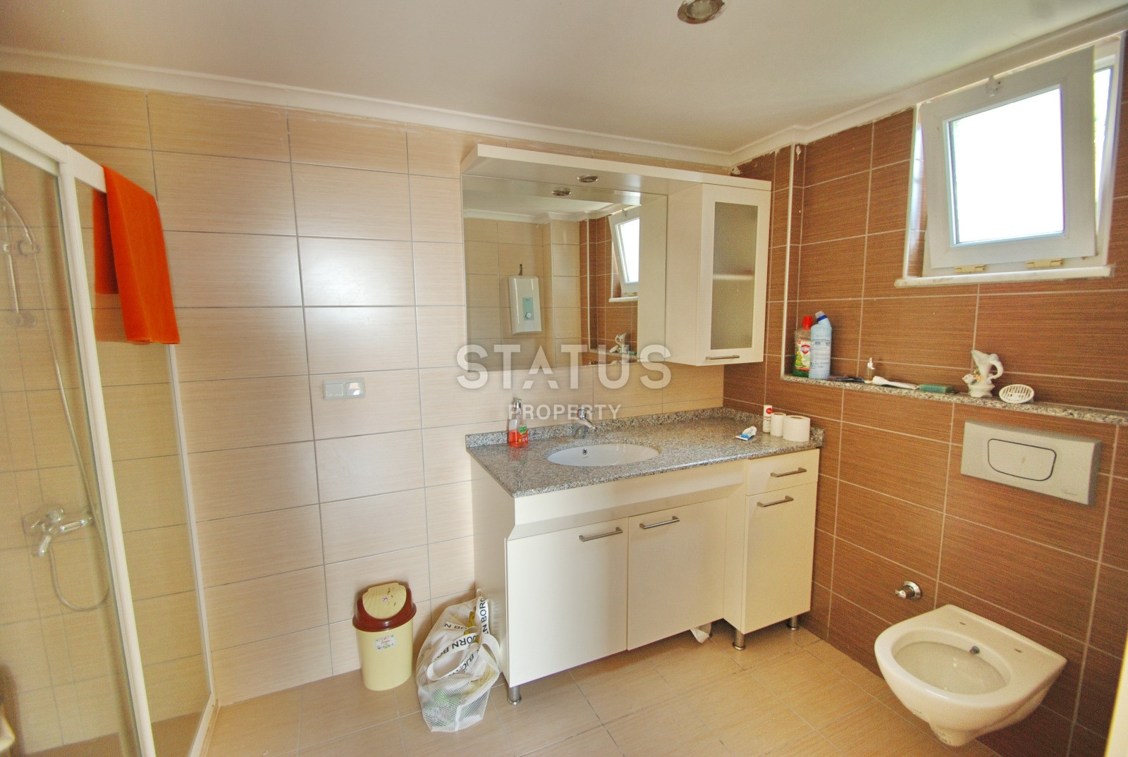 Villa 3+1 with a view of the Mediterranean Sea and the fortress in the center of Alanya, 190 m2. фото 17