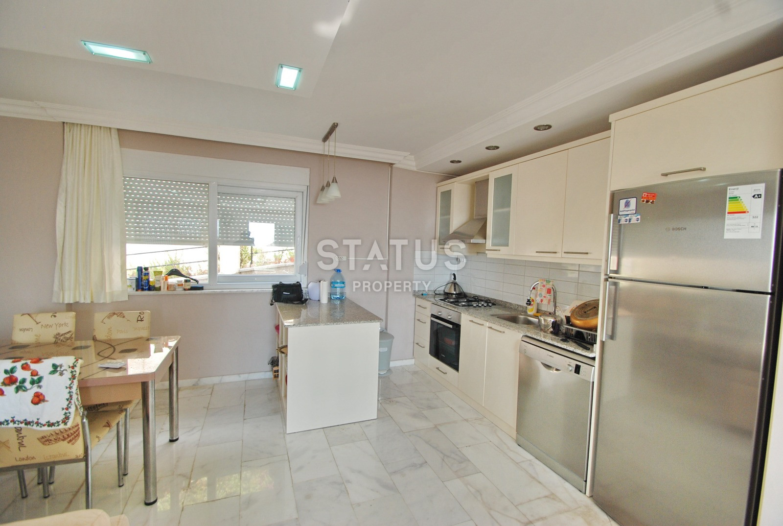 Villa 3+1 with a view of the Mediterranean Sea and the fortress in the center of Alanya, 190 m2. фото 18