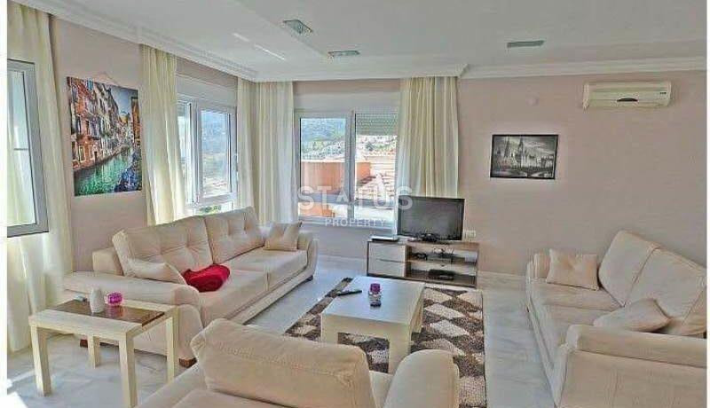 Villa 3+1 with a view of the Mediterranean Sea and the fortress in the center of Alanya, 190 m2. фото 22