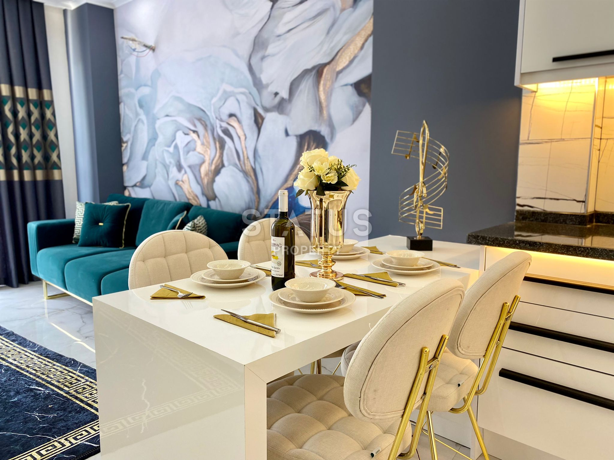 Furnished apartments 1+1 in a new house. Mahmutlar, 65m2. фото 13