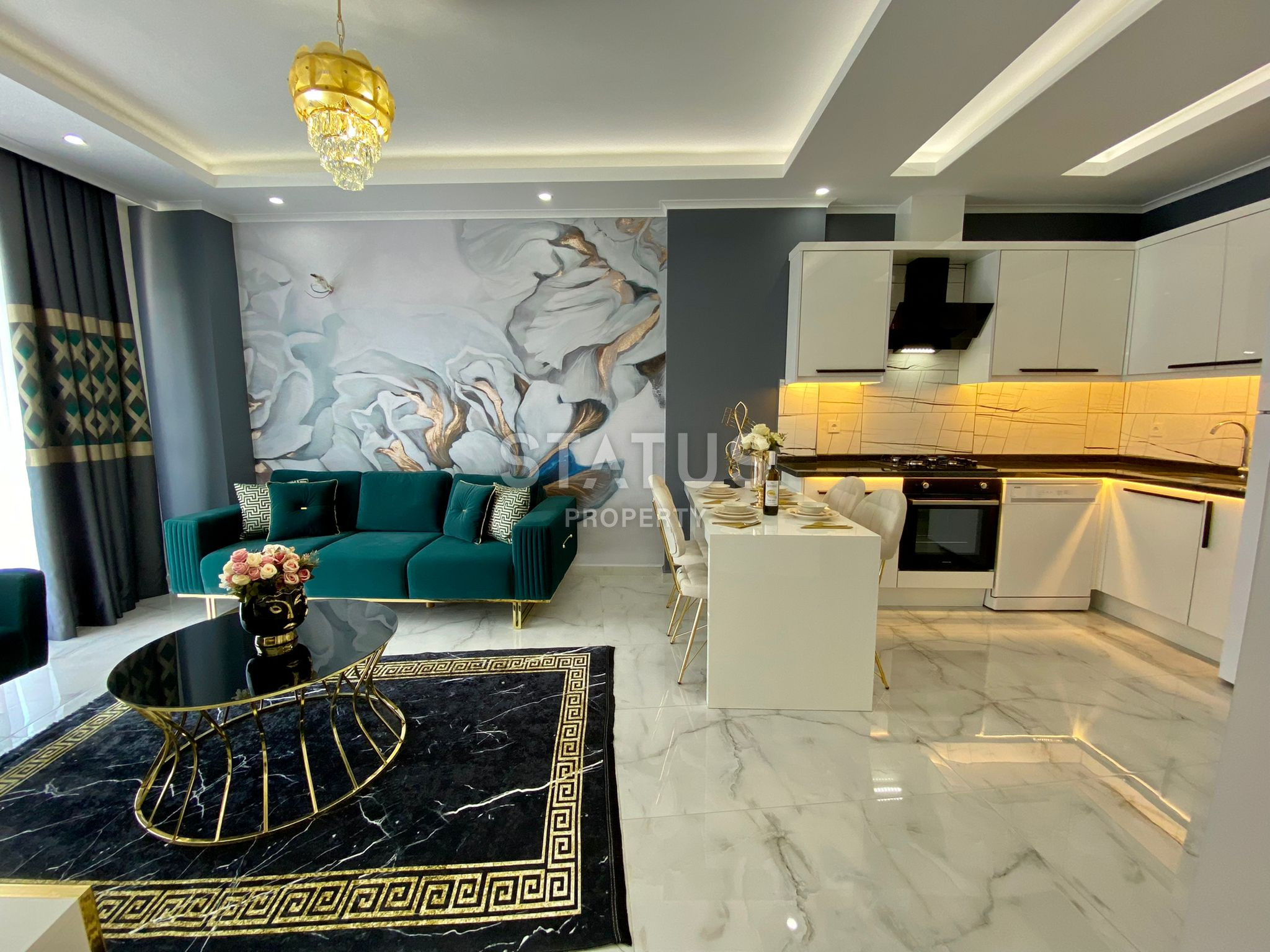 Furnished apartments 1+1 in a new house. Mahmutlar, 65m2. фото 16