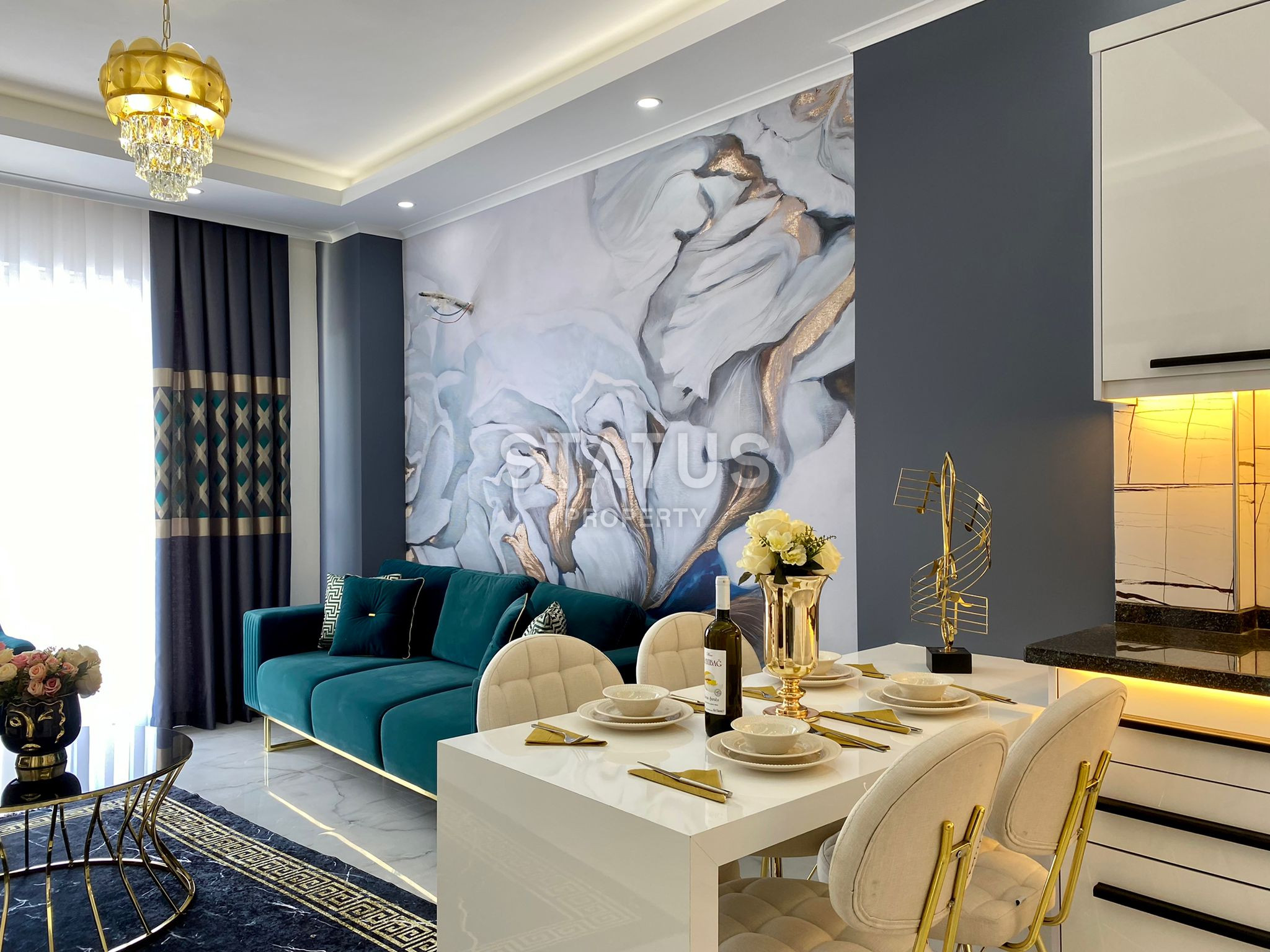 Furnished apartments 1+1 in a new house. Mahmutlar, 65m2. фото 18