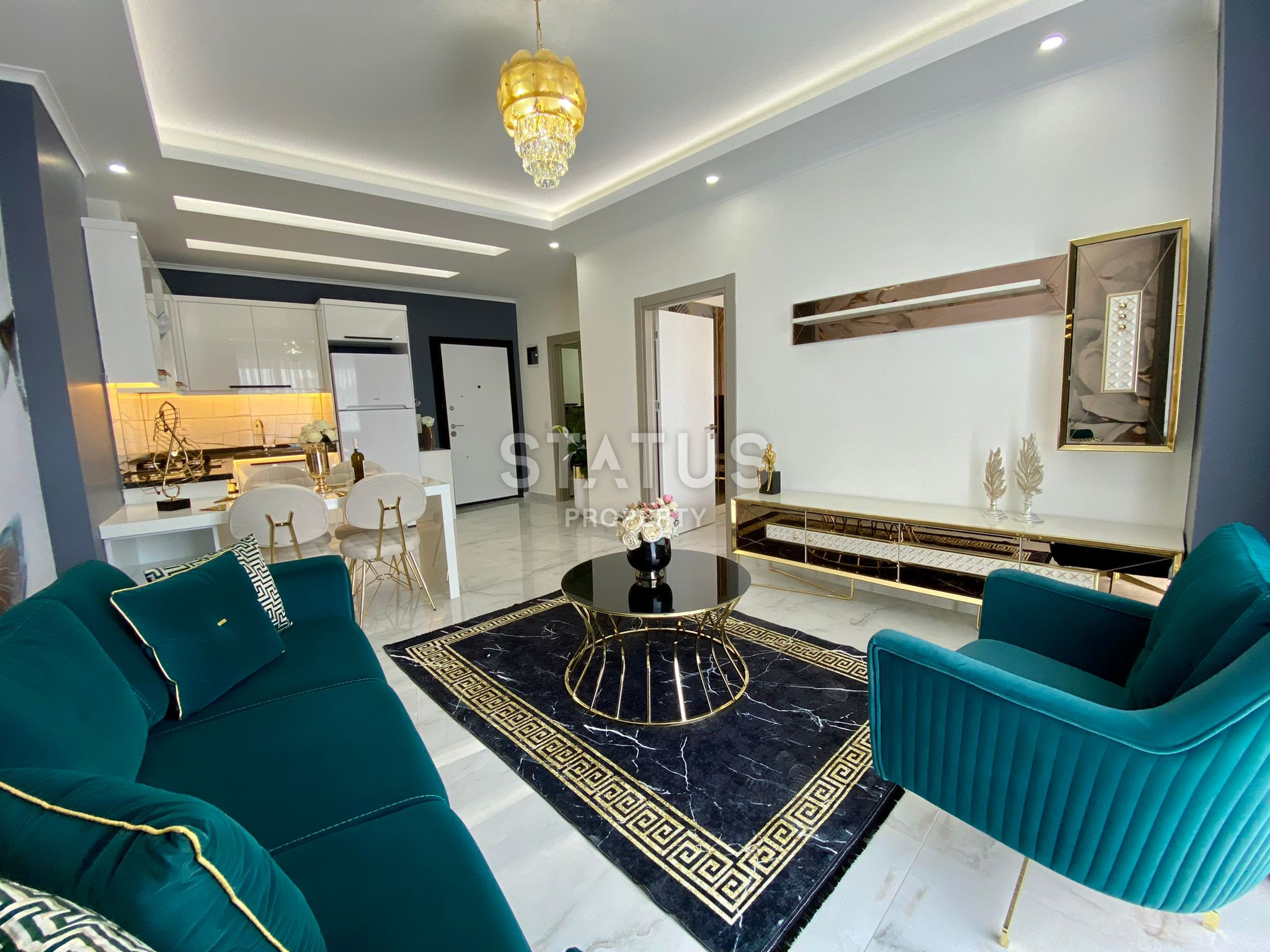 Furnished apartments 1+1 in a new house. Mahmutlar, 65m2. фото 20