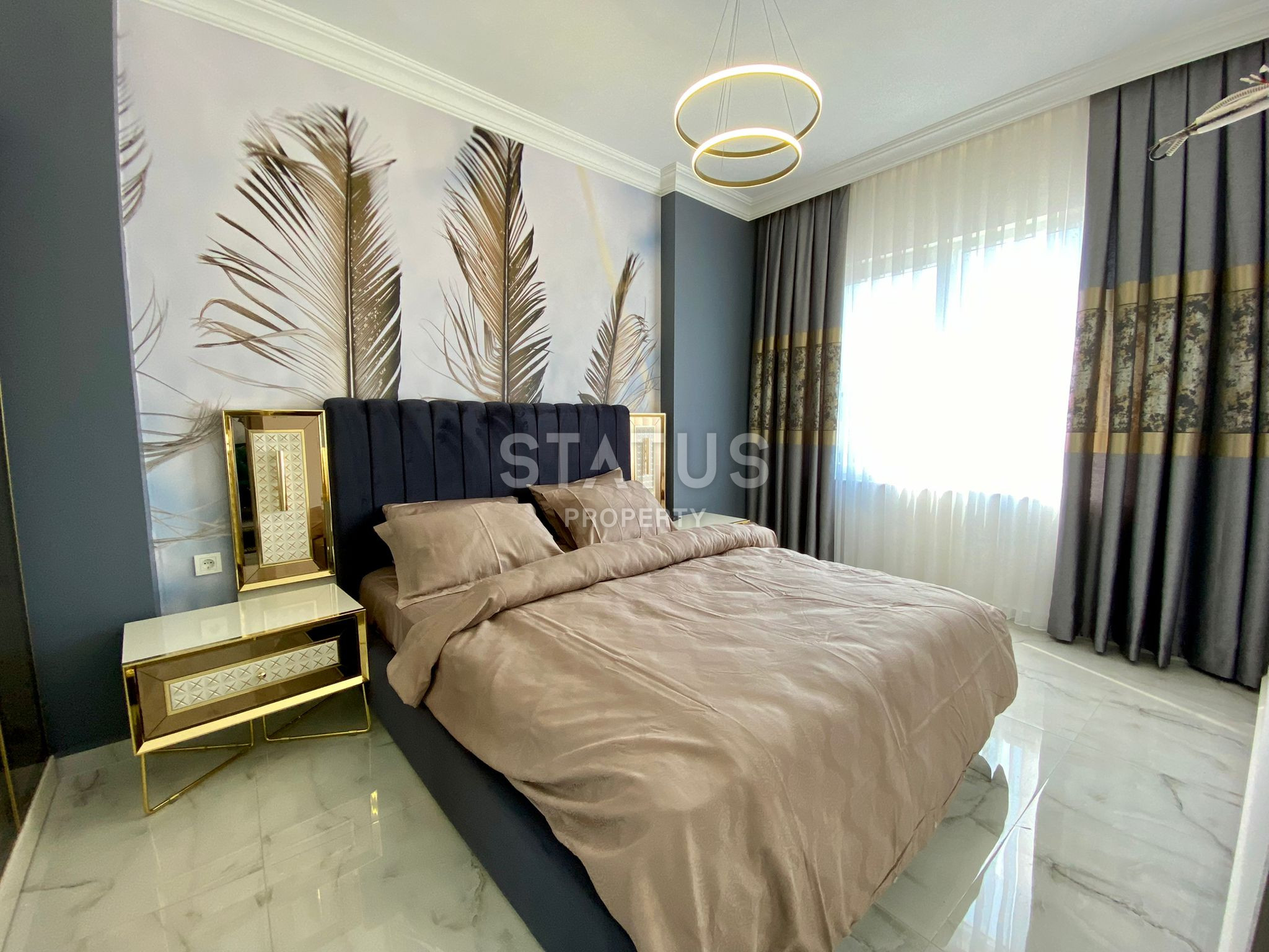 Furnished apartments 1+1 in a new house. Mahmutlar, 65m2. фото 21