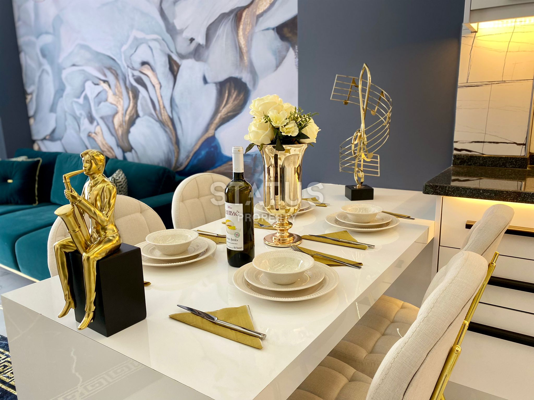 Furnished apartments 1+1 in a new house. Mahmutlar, 65m2. фото 22