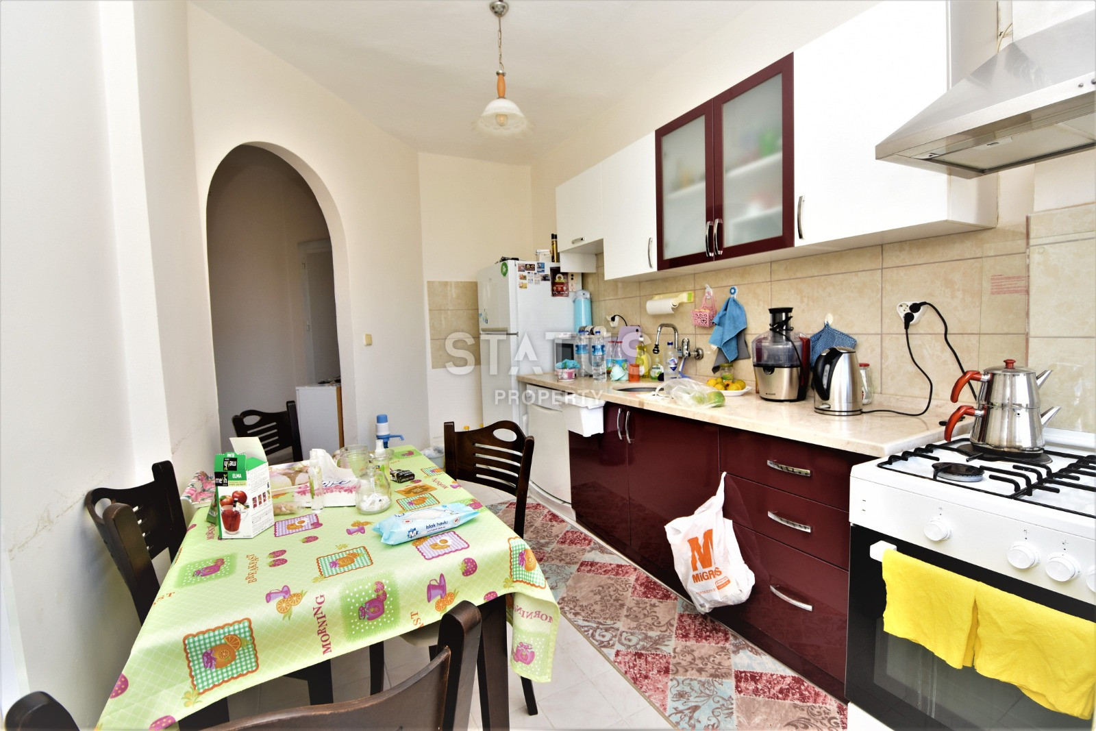 Квартира 2+1 с отдельной кухней в 50 метрах от моря, в Махмутларе, 110 кв.м. фото 20