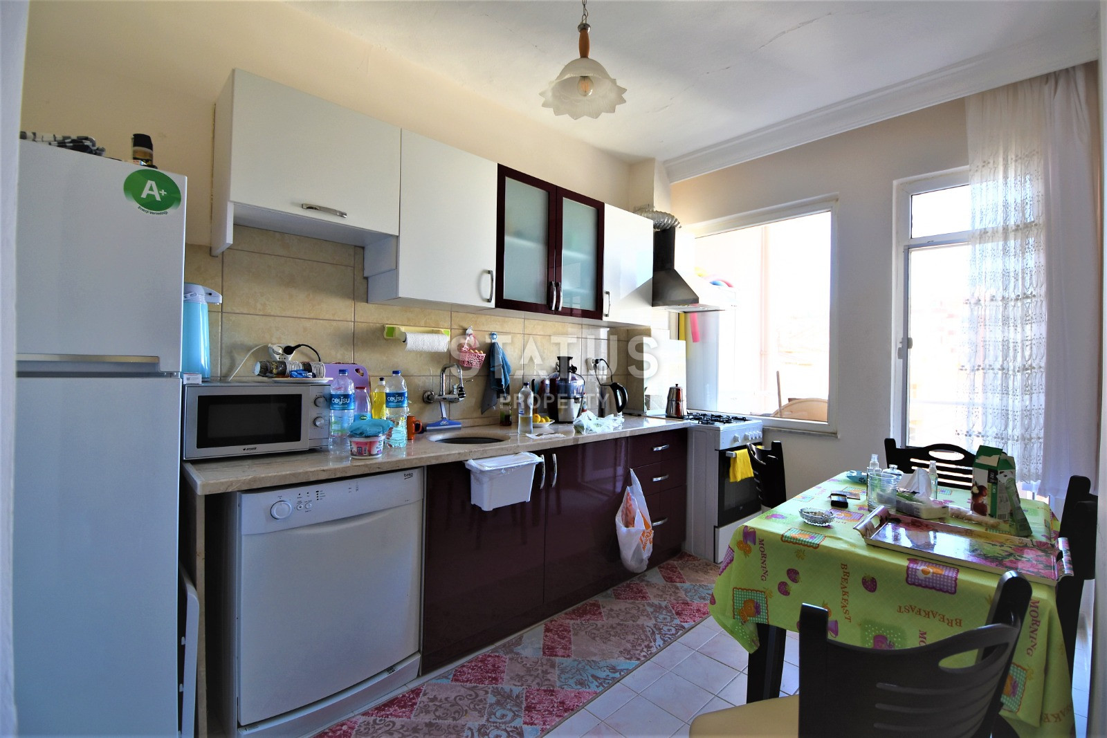 Квартира 2+1 с отдельной кухней в 50 метрах от моря, в Махмутларе, 110 кв.м. фото 21