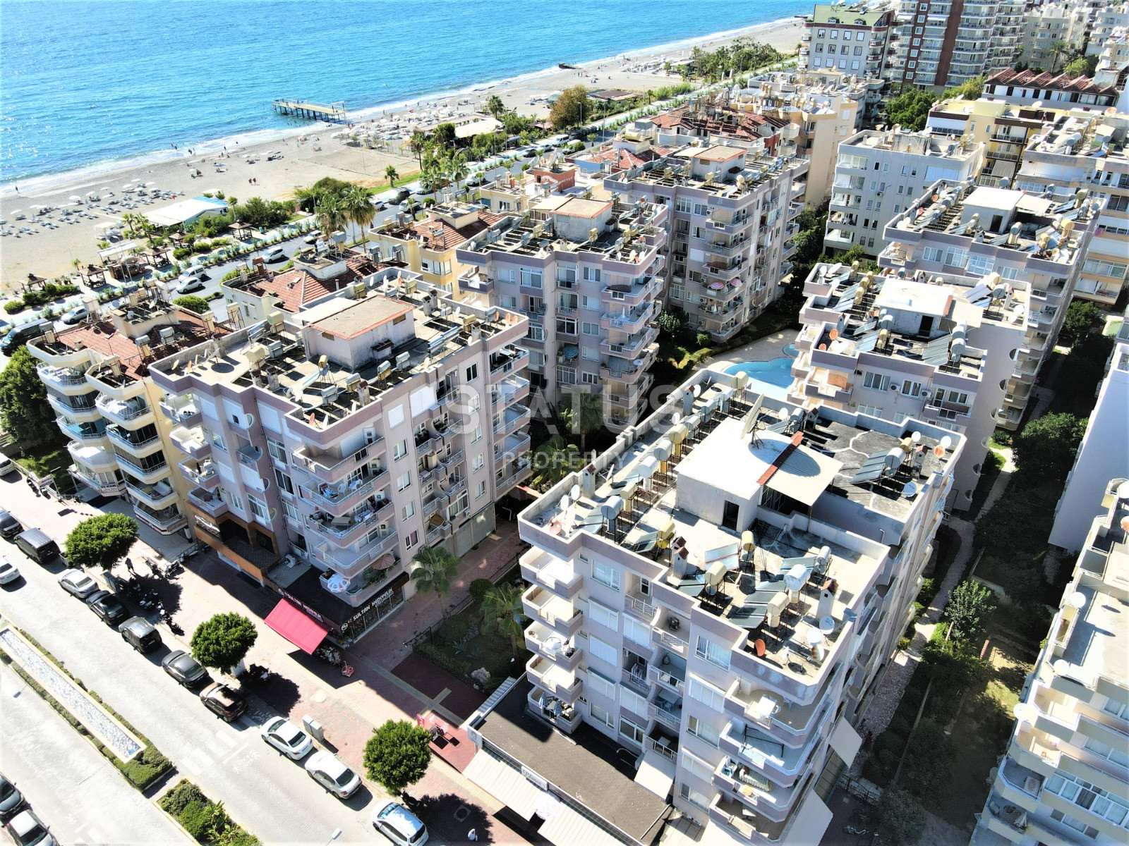 Квартира 2+1 с отдельной кухней в 50 метрах от моря, в Махмутларе, 110 кв.м. фото 29