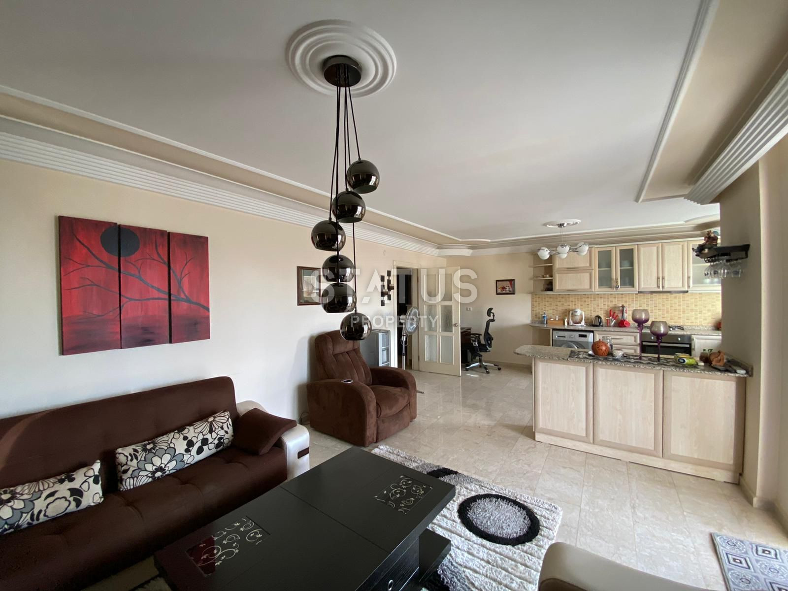 Меблированная квартира 2+1 возле субботнего рынка в Махмутларе, 110 м2. фото 3