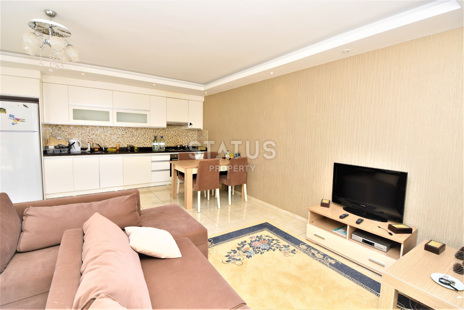 Крупнометражная квартира 1+1 с мебелью в 150 м. от моря, 80 м2. Махмутлар, Алания. фото 12