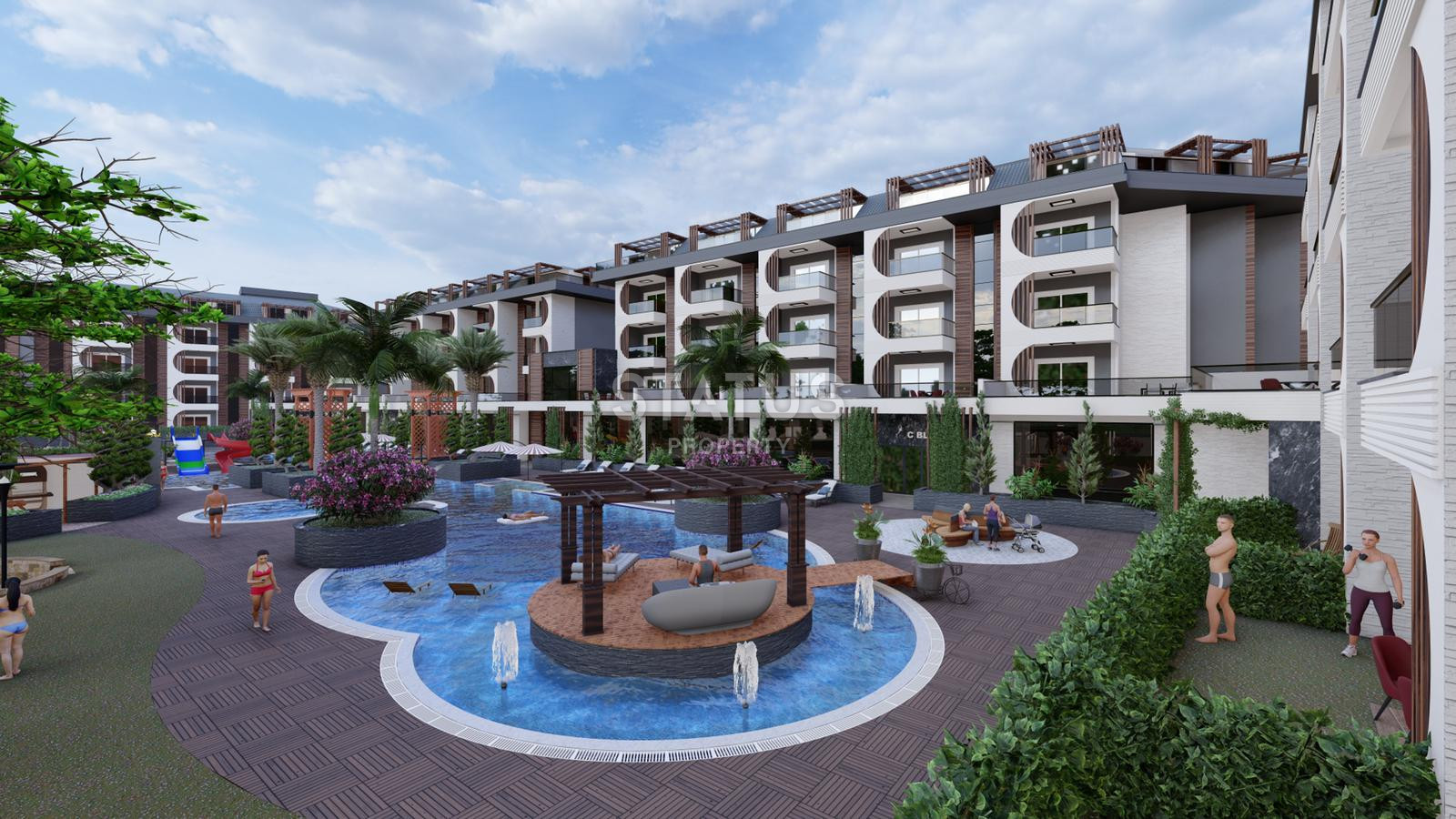 Exclusive project under construction 300 meters from the sea in Avsallar. фото 9