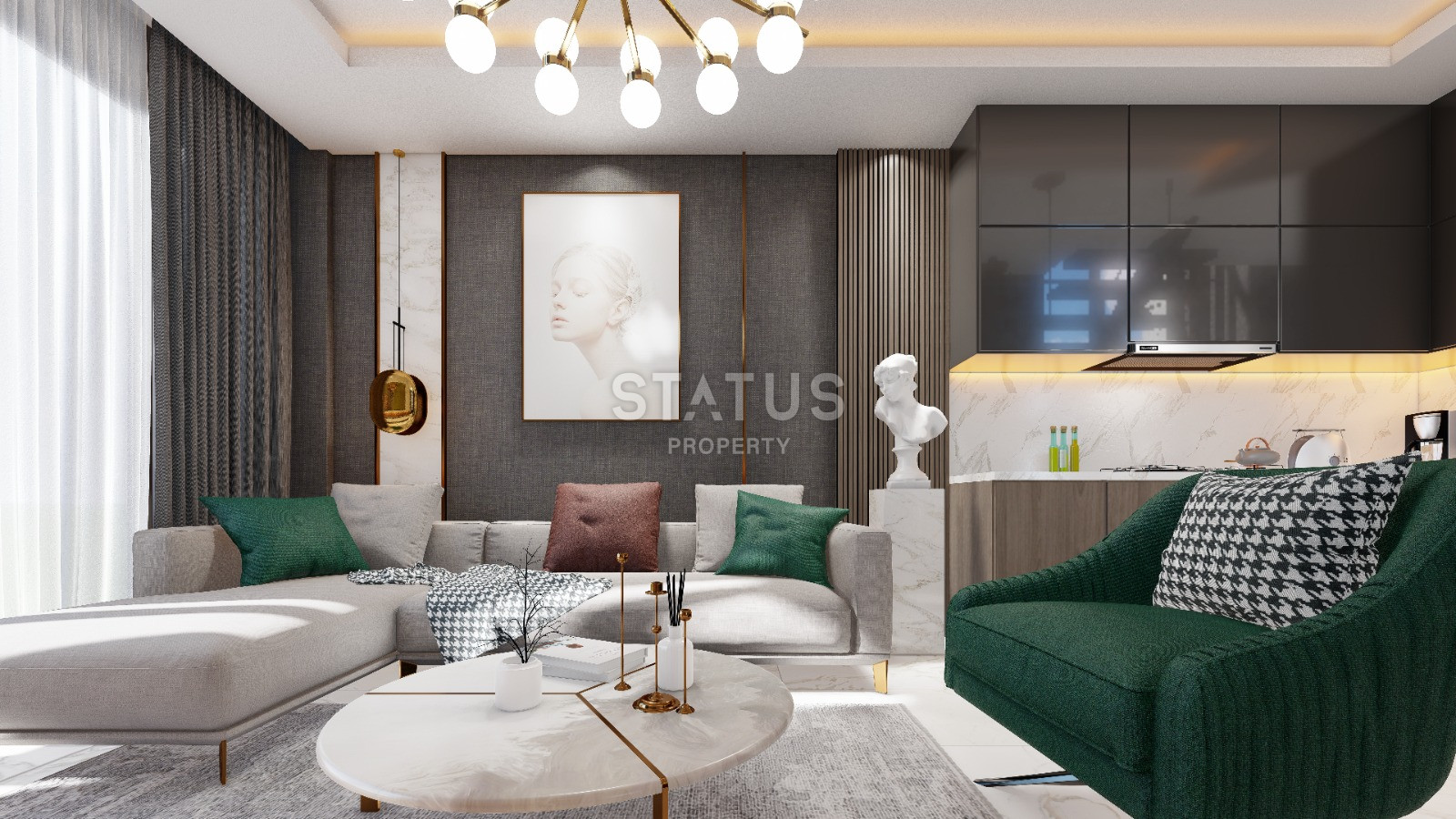 Exclusive project under construction 300 meters from the sea in Avsallar. фото 46