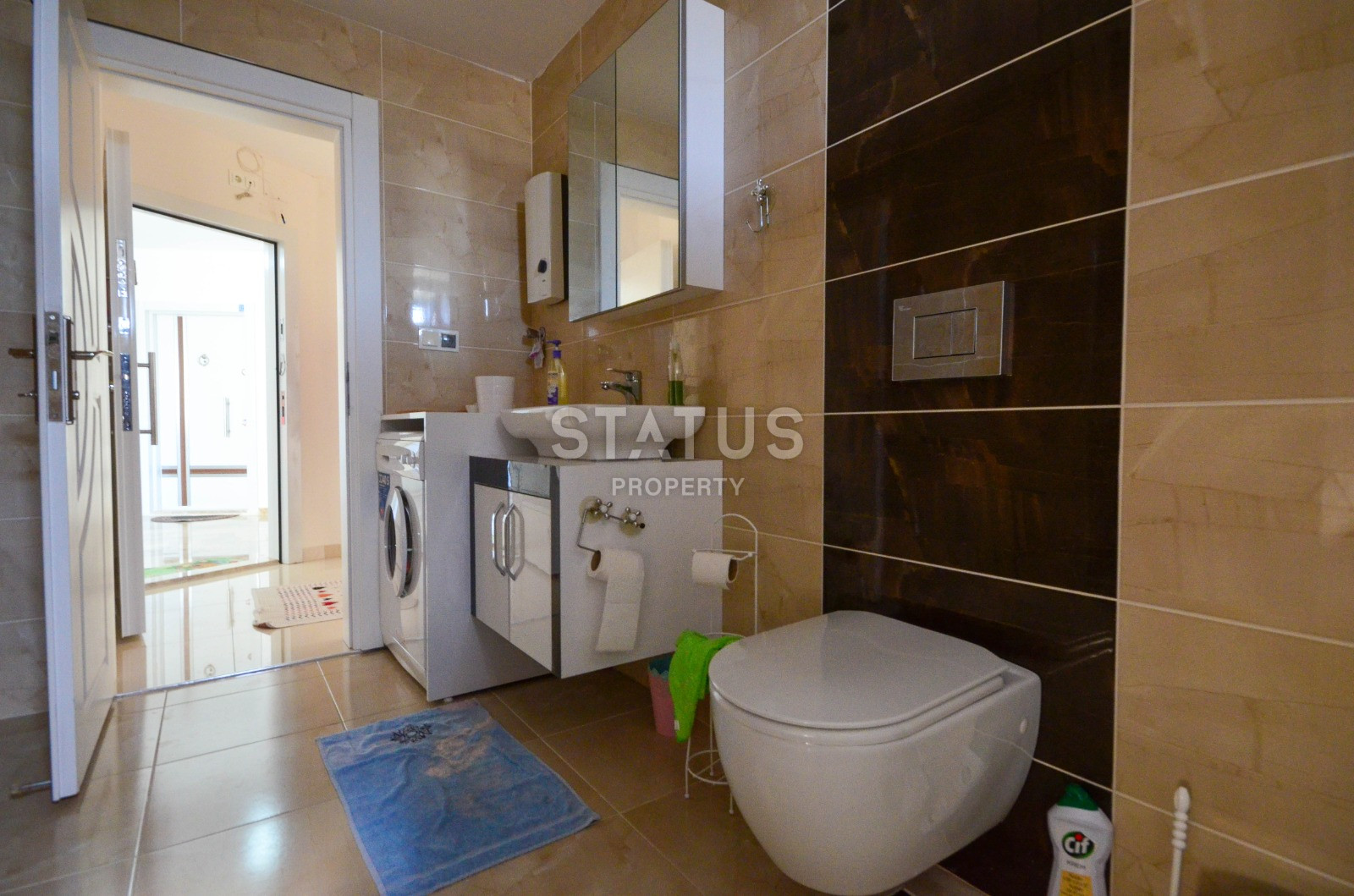 Large apartment 1+1 with mountain views in Mahmutlar, 85 m2. фото 6