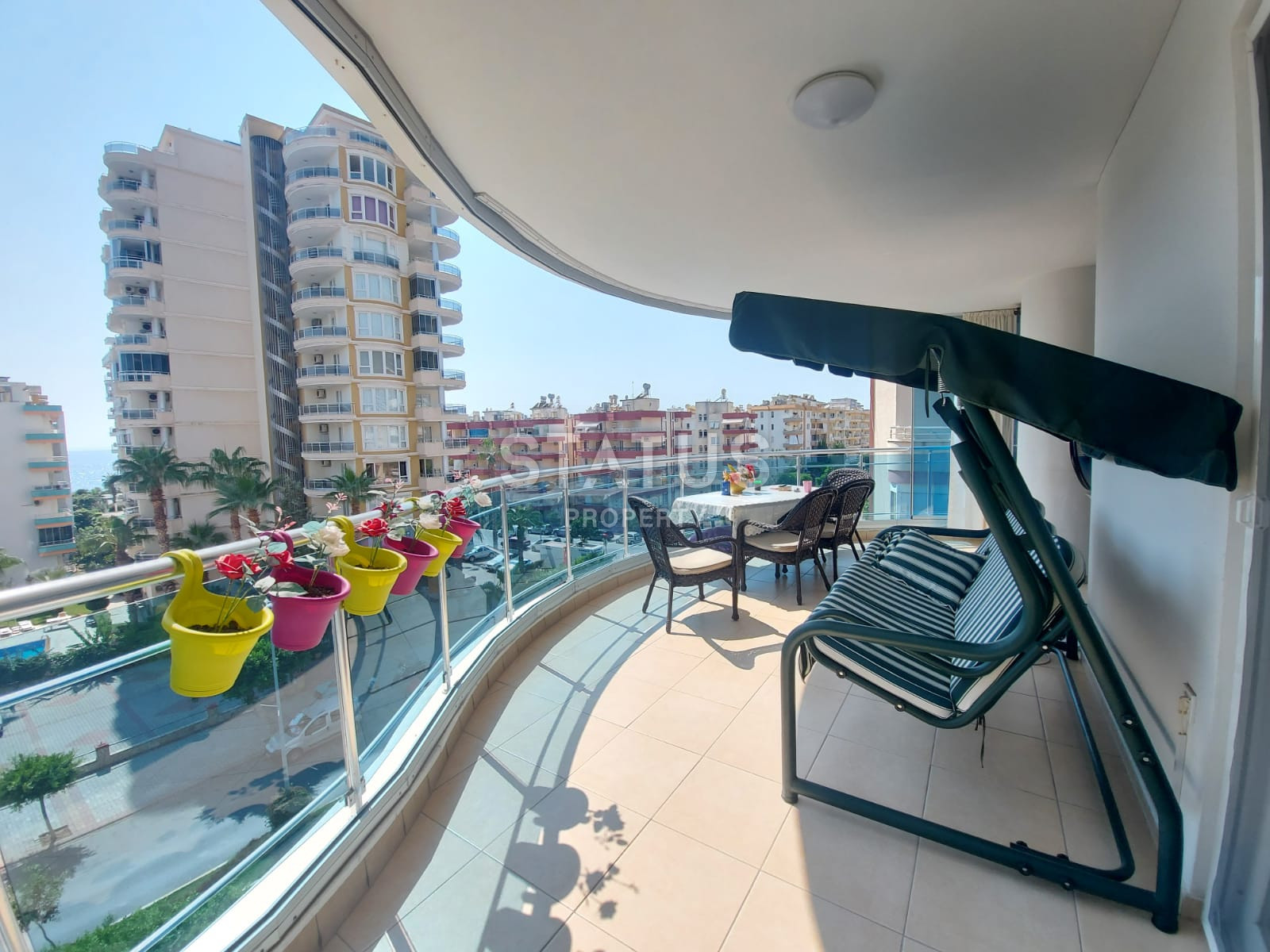 Трехкомнатные апартаменты в Махмутларе на улице Барбаросса в комплексе с бассейном, 120м2 фото 6