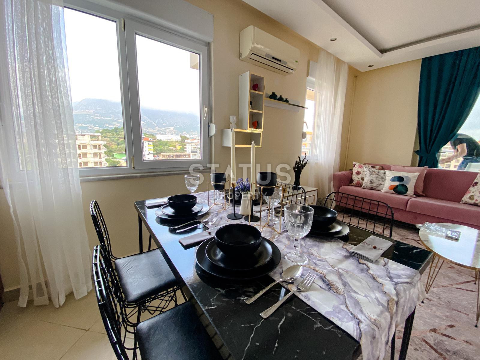 Двухуровневые апартаменты в комплексе с инфраструктурой в Кестеле, вид на море и горы, 130м2 фото 7