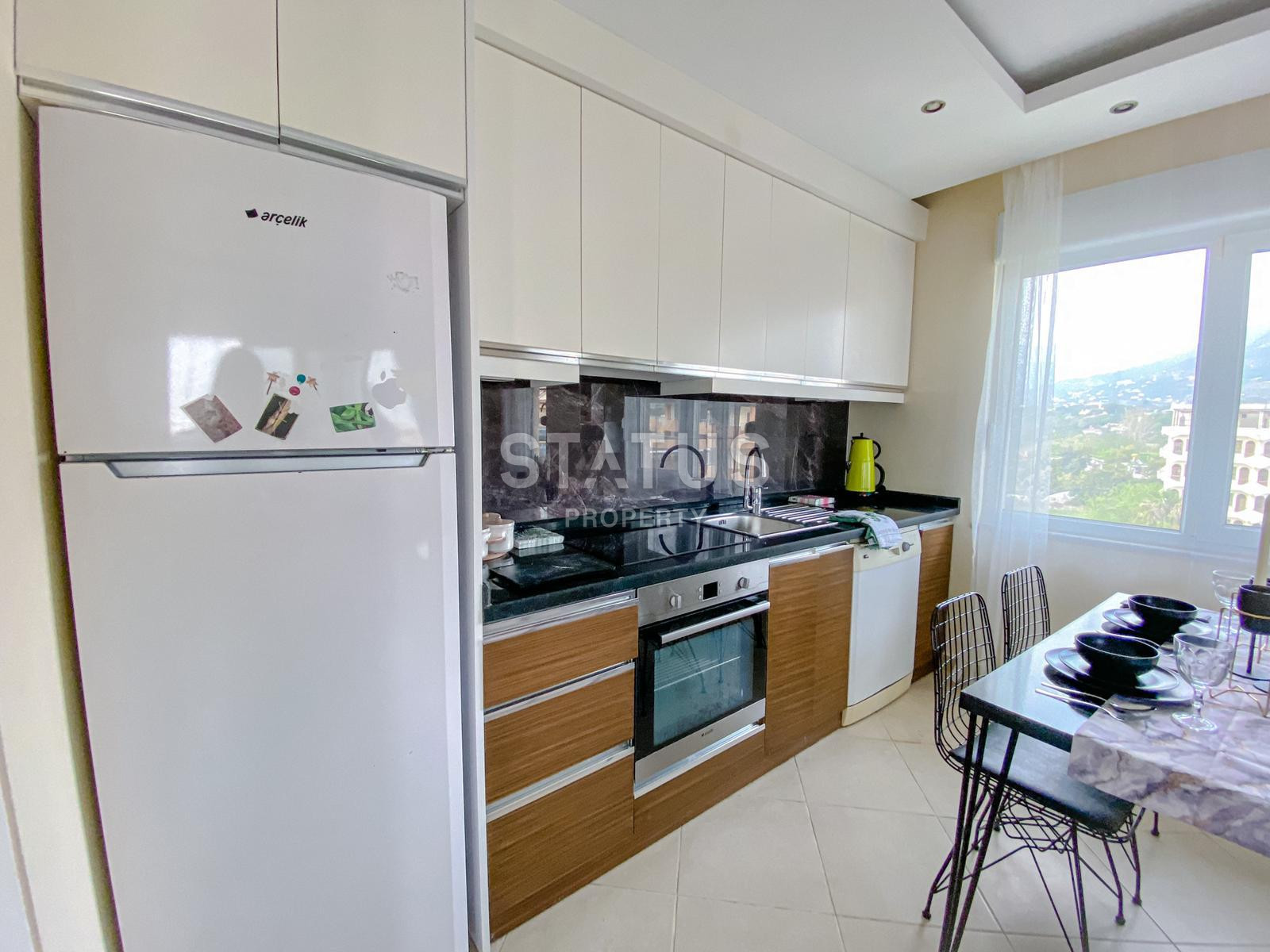 Двухуровневые апартаменты в комплексе с инфраструктурой в Кестеле, вид на море и горы, 130м2 фото 9