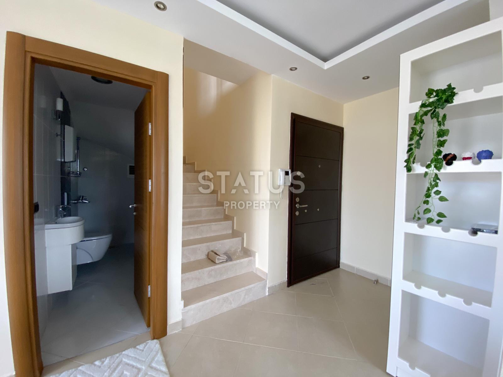 Двухуровневые апартаменты в комплексе с инфраструктурой в Кестеле, вид на море и горы, 130м2 фото 16