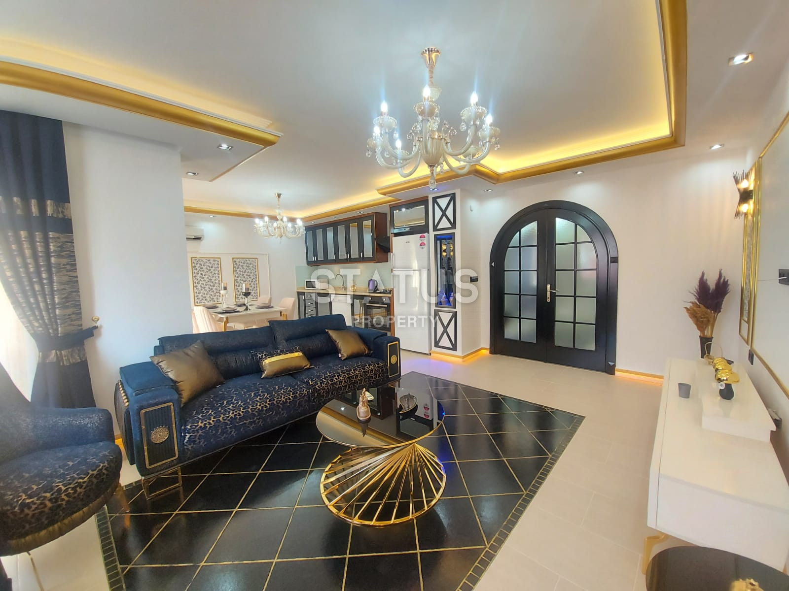 View apartment 2+1 in a complex on the first coastline, completely ready for living, Mahmutlar фото 4