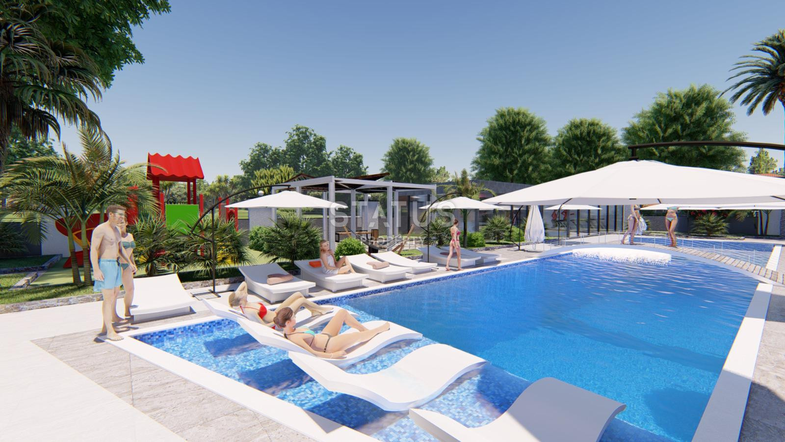 Комплекс на финальной стадии строительства в 300 метрах от моря в районе Газипаша, 48-85 м.кв фото 6