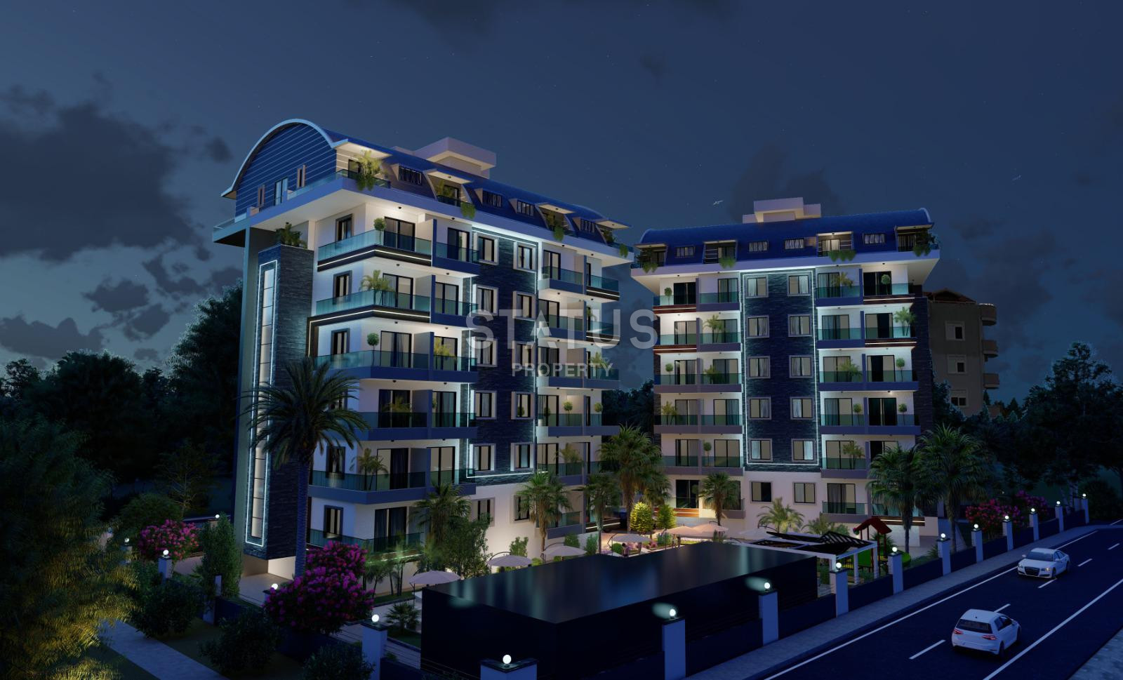 Комплекс на финальной стадии строительства в 300 метрах от моря в районе Газипаша, 48-85 м.кв фото 7