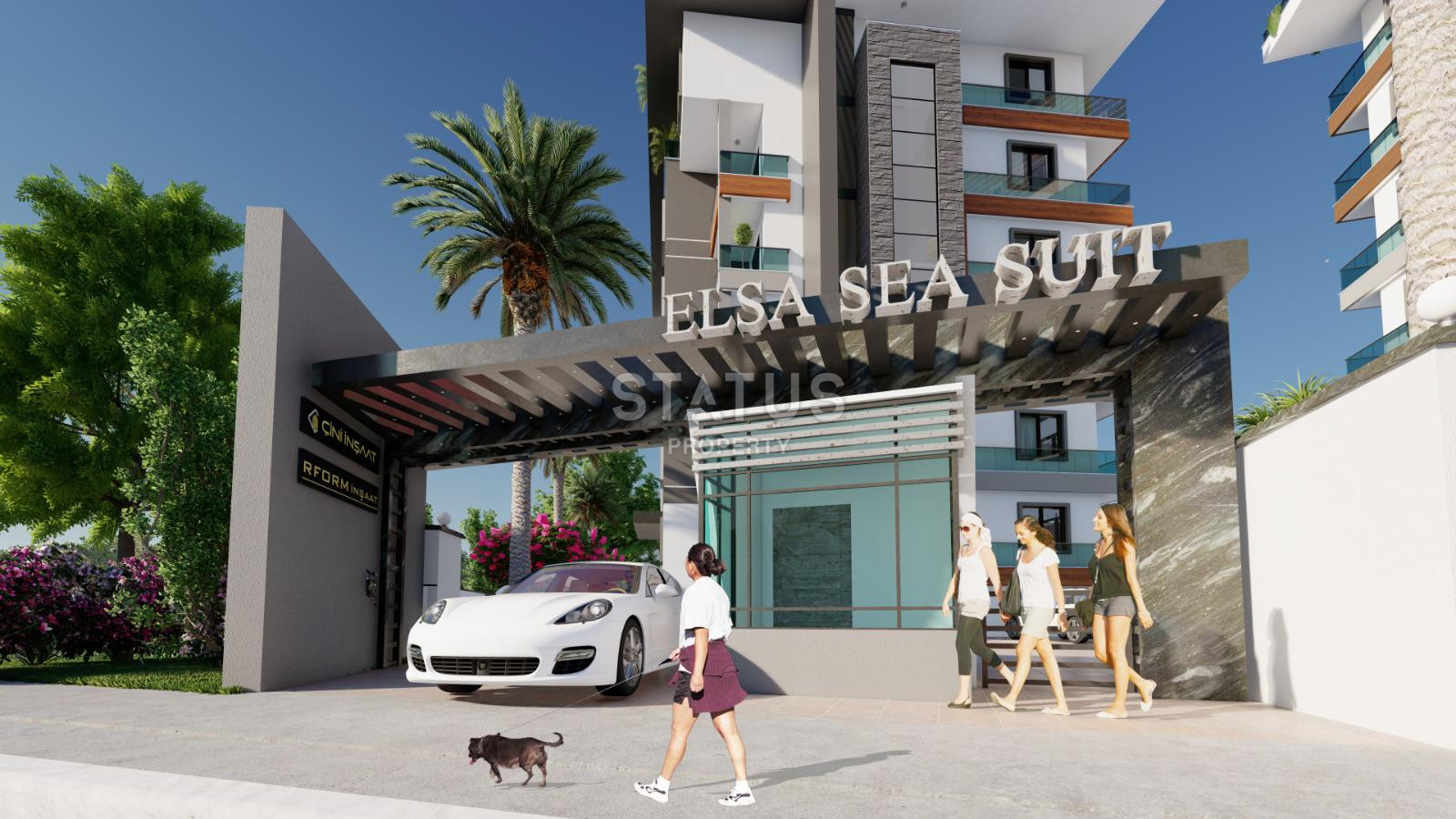 Комплекс на финальной стадии строительства в 300 метрах от моря в районе Газипаша, 48-85 м.кв фото 8